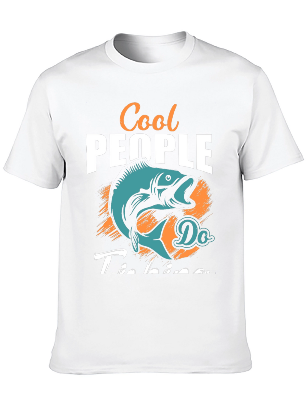 Cool People Do Fishing Graphic Tee