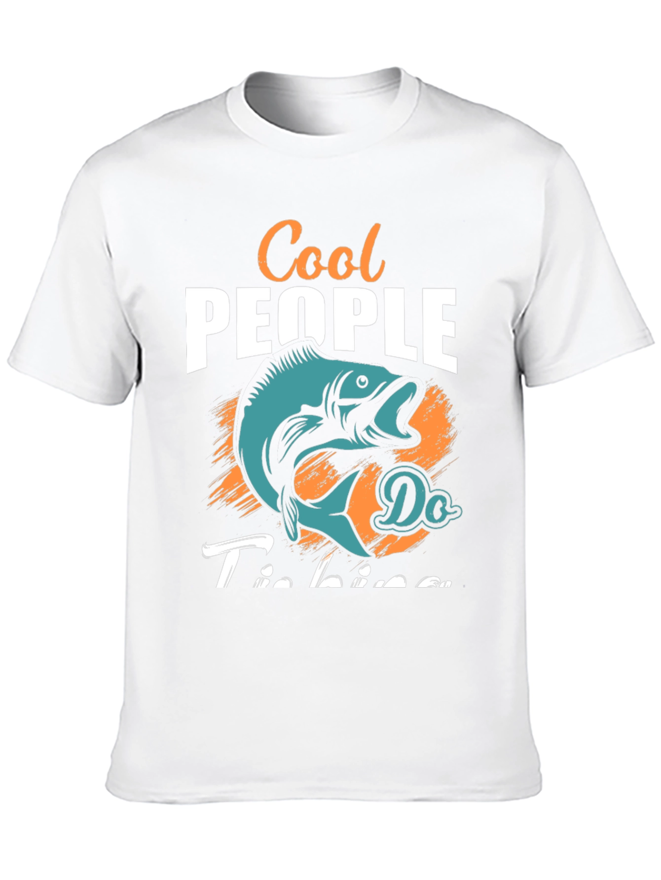 Cool People Do Fishing Graphic Tee