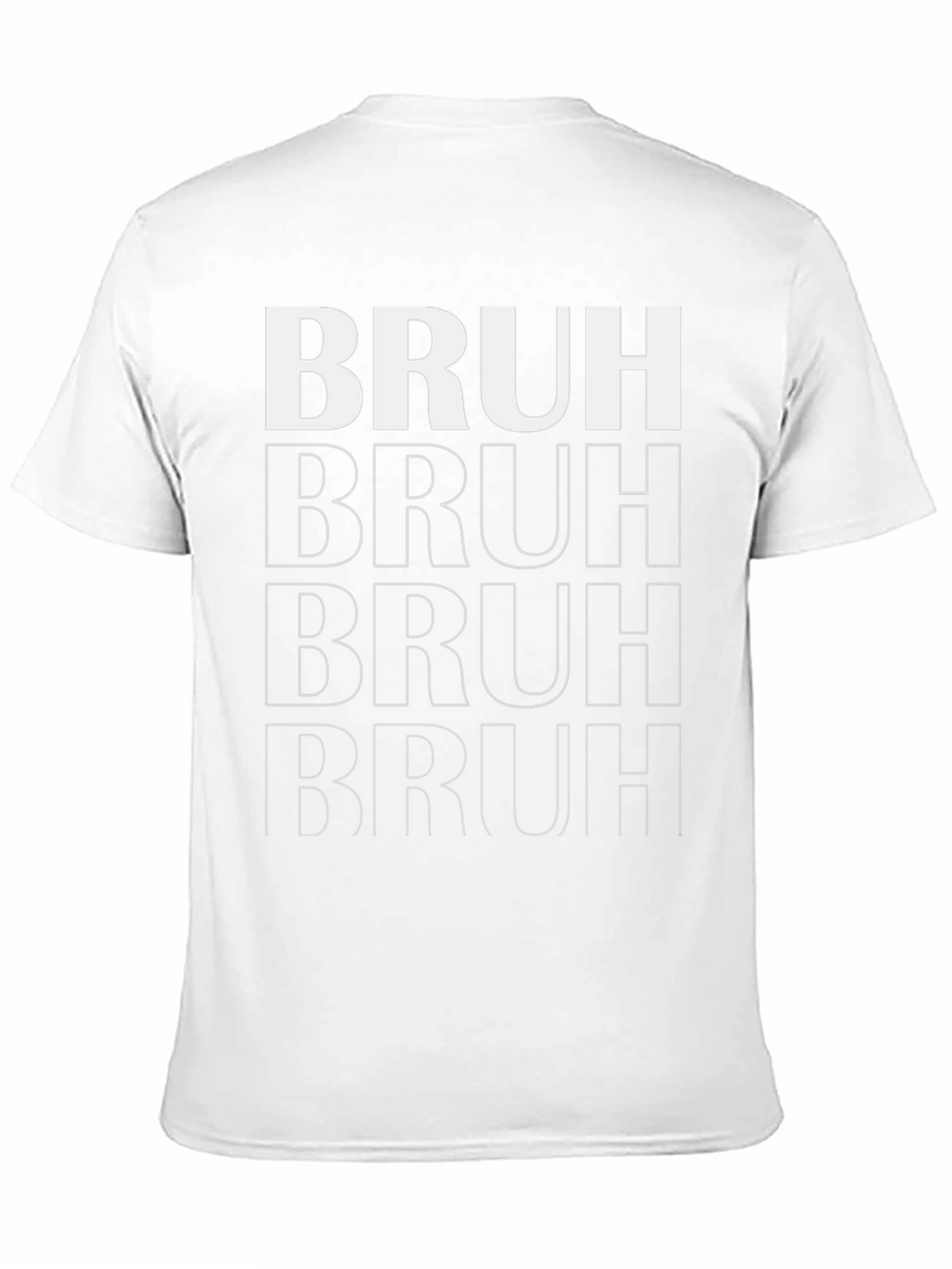 Bruh Graphic Tee - Trendy Casual Wear