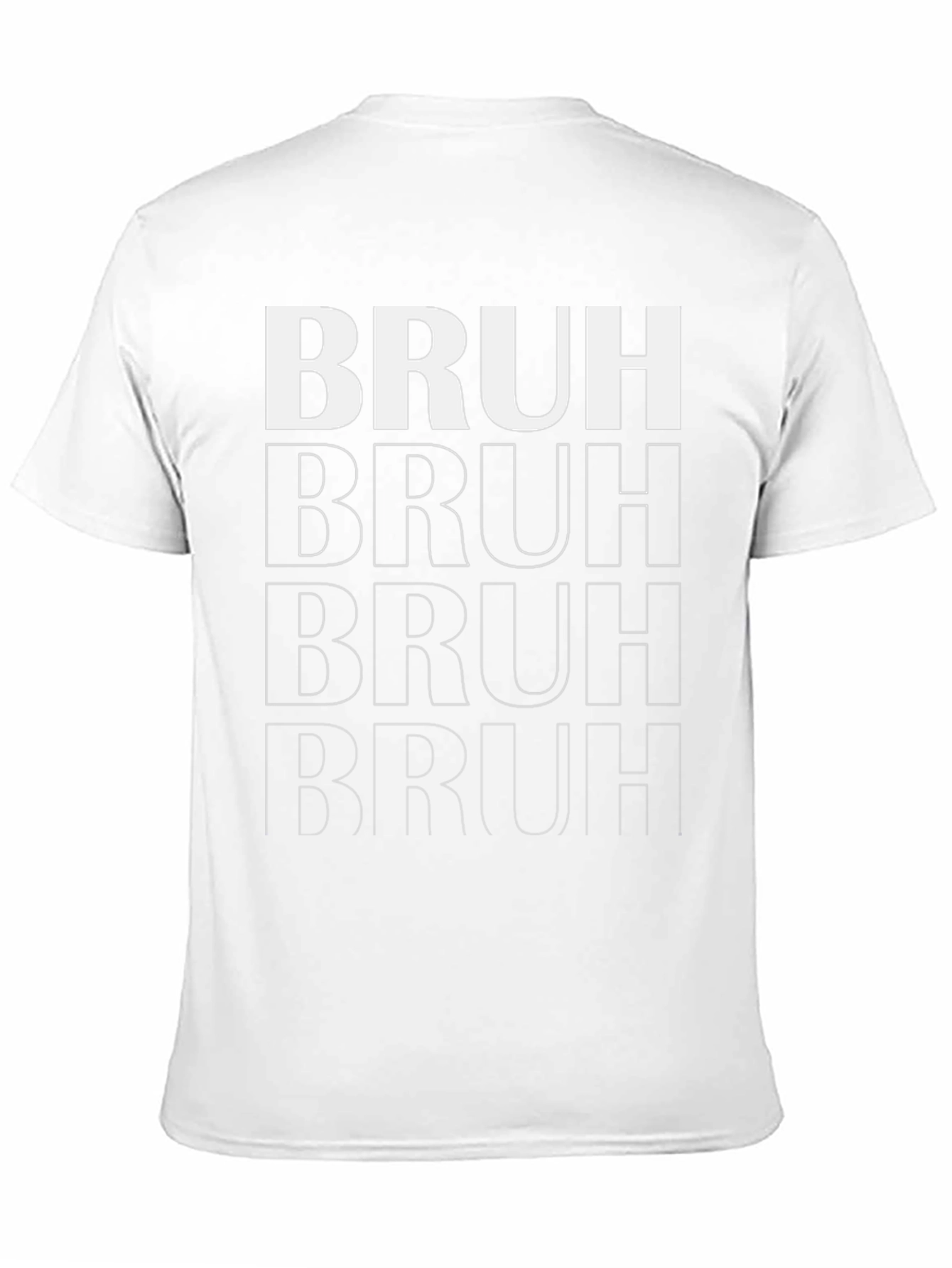 Bruh Graphic Tee - Trendy Casual Wear