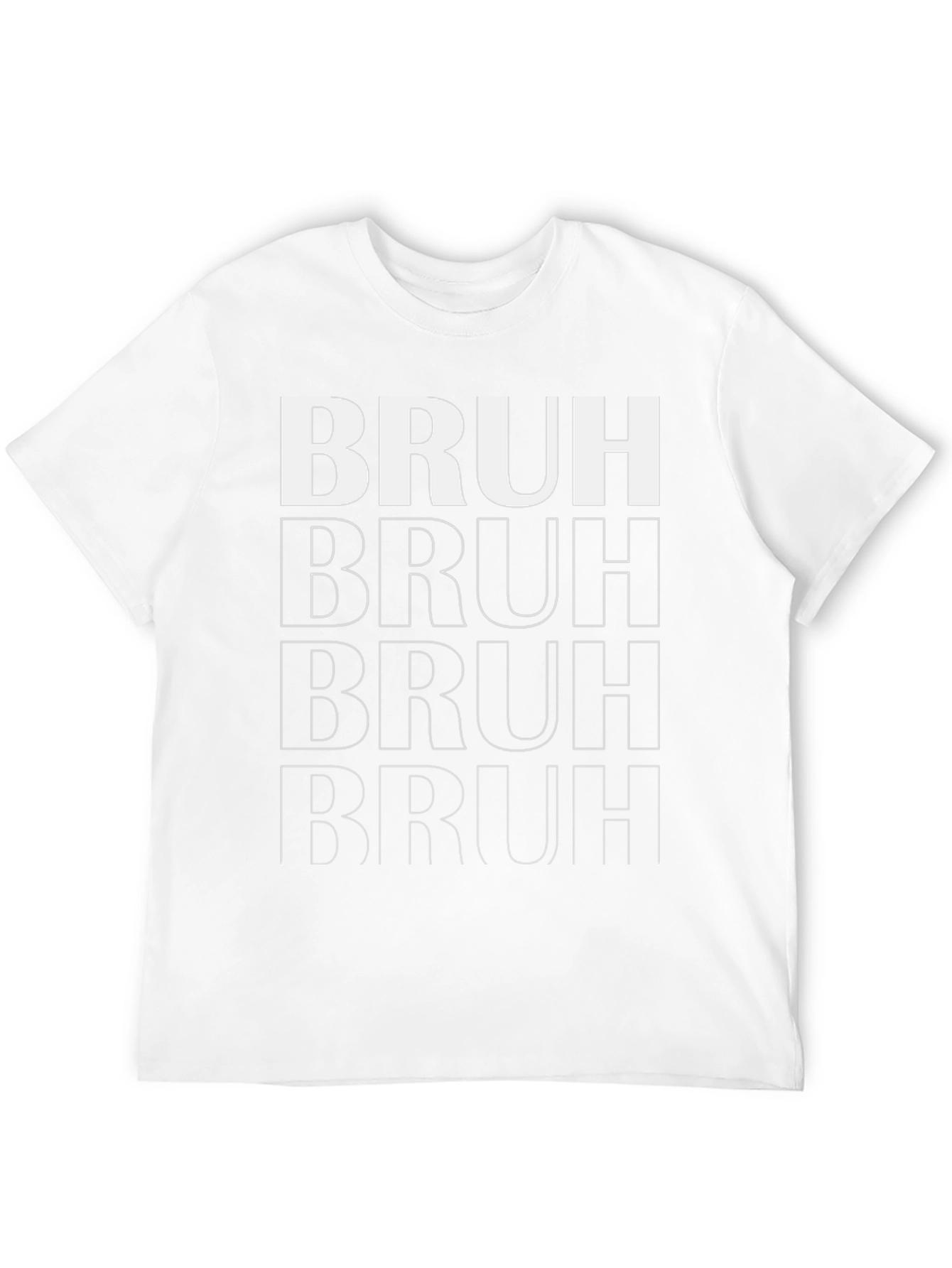 Bruh Graphic Tee - Trendy Casual Wear