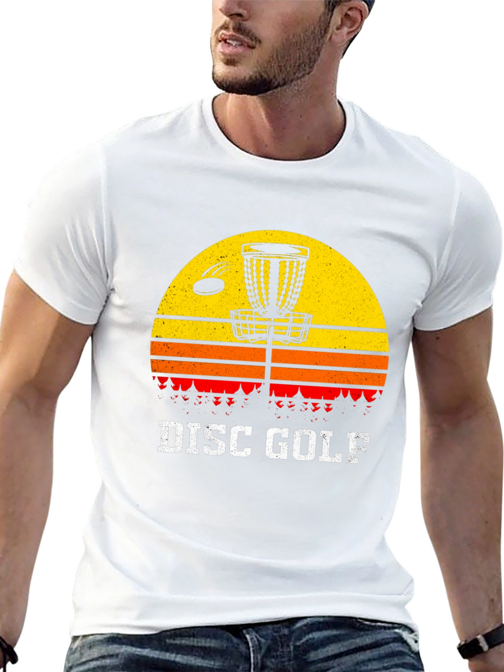 Retro Disc Golf Graphic Tee