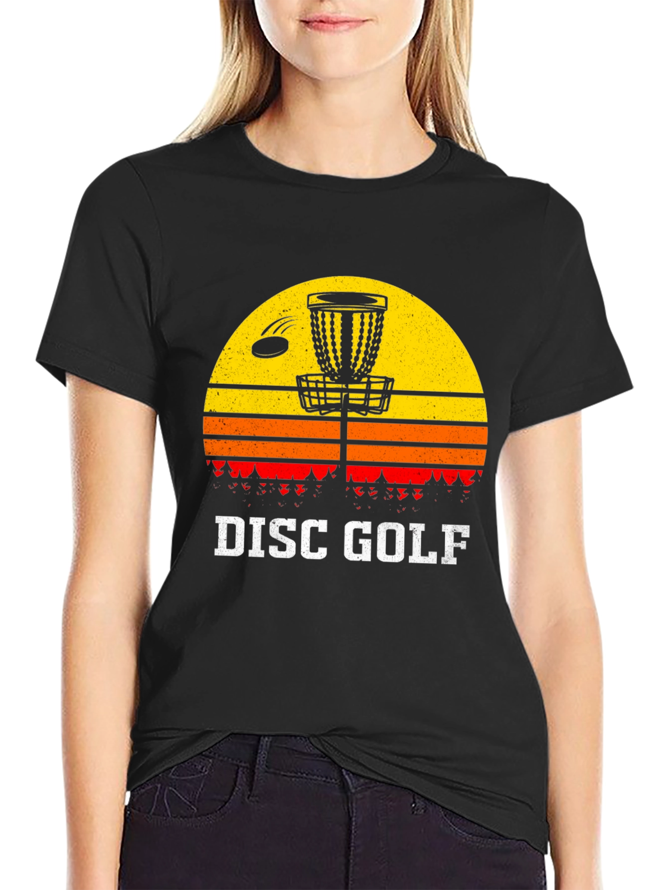 Retro Disc Golf Graphic Tee