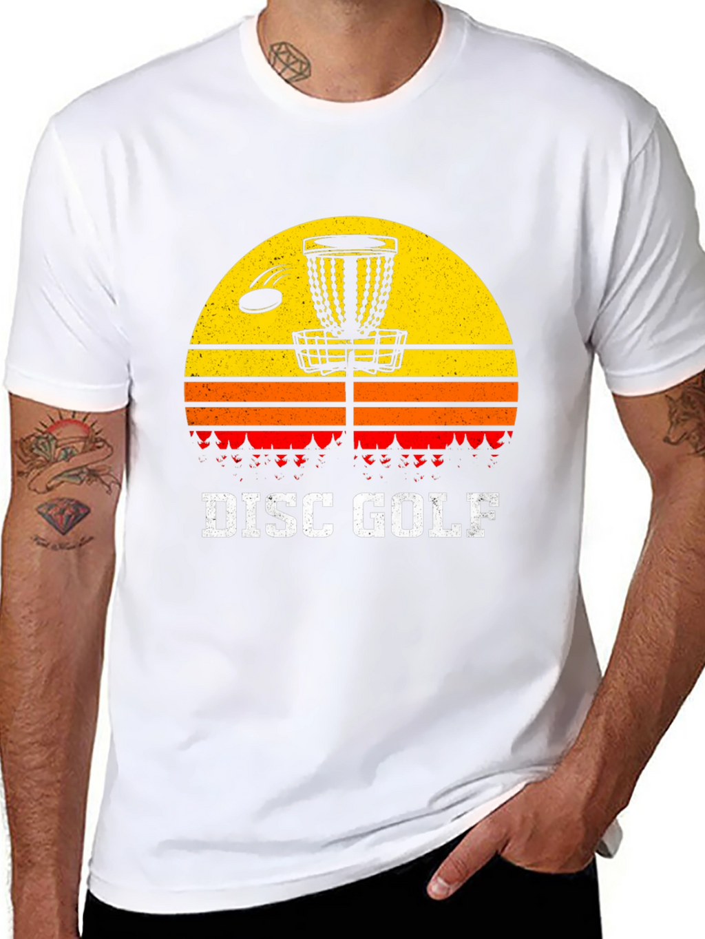Retro Disc Golf Graphic Tee