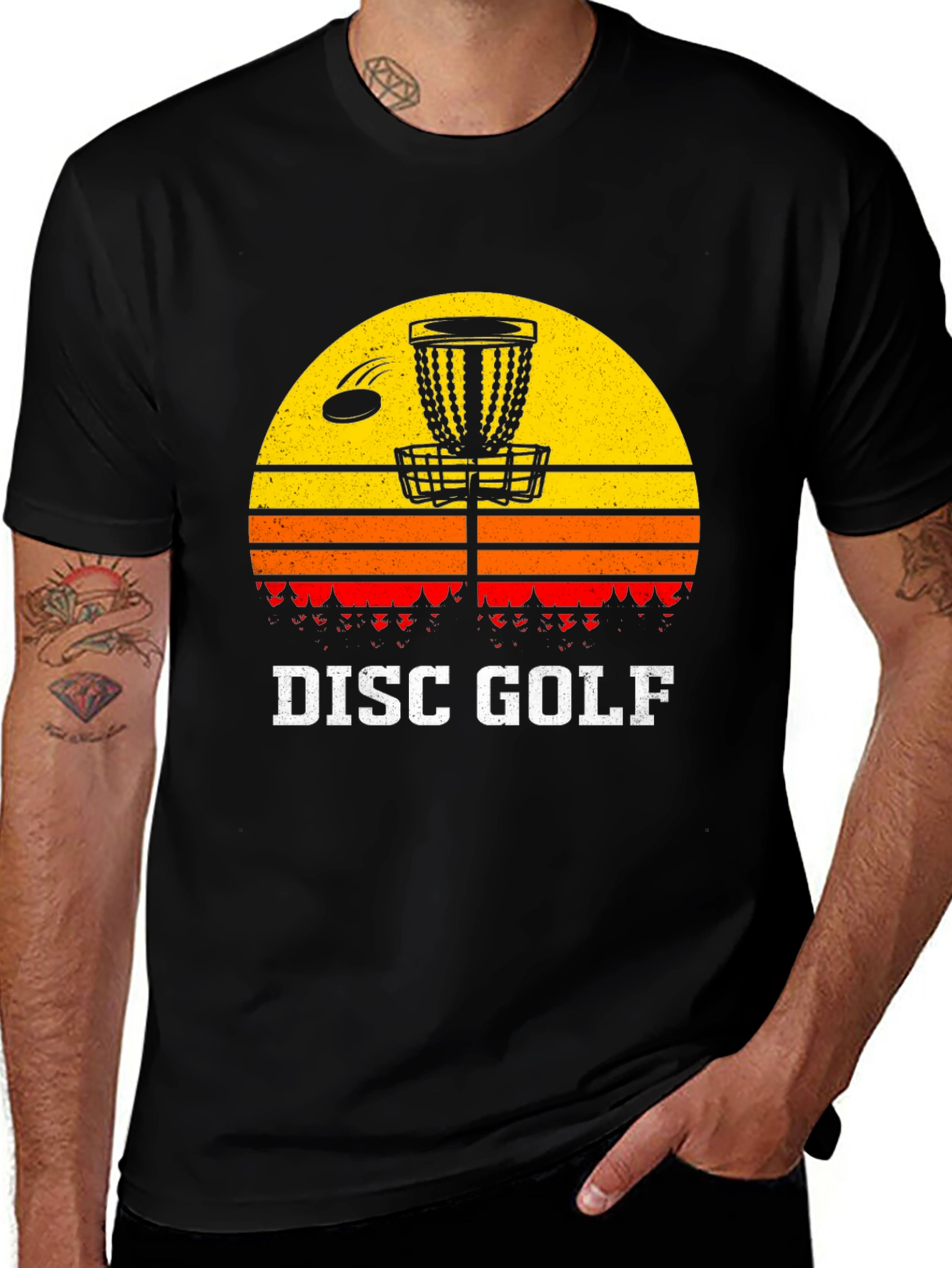 Retro Disc Golf Graphic Tee
