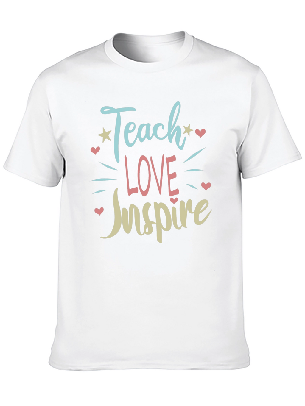 Teach Love Inspire Graphic Tee - Black