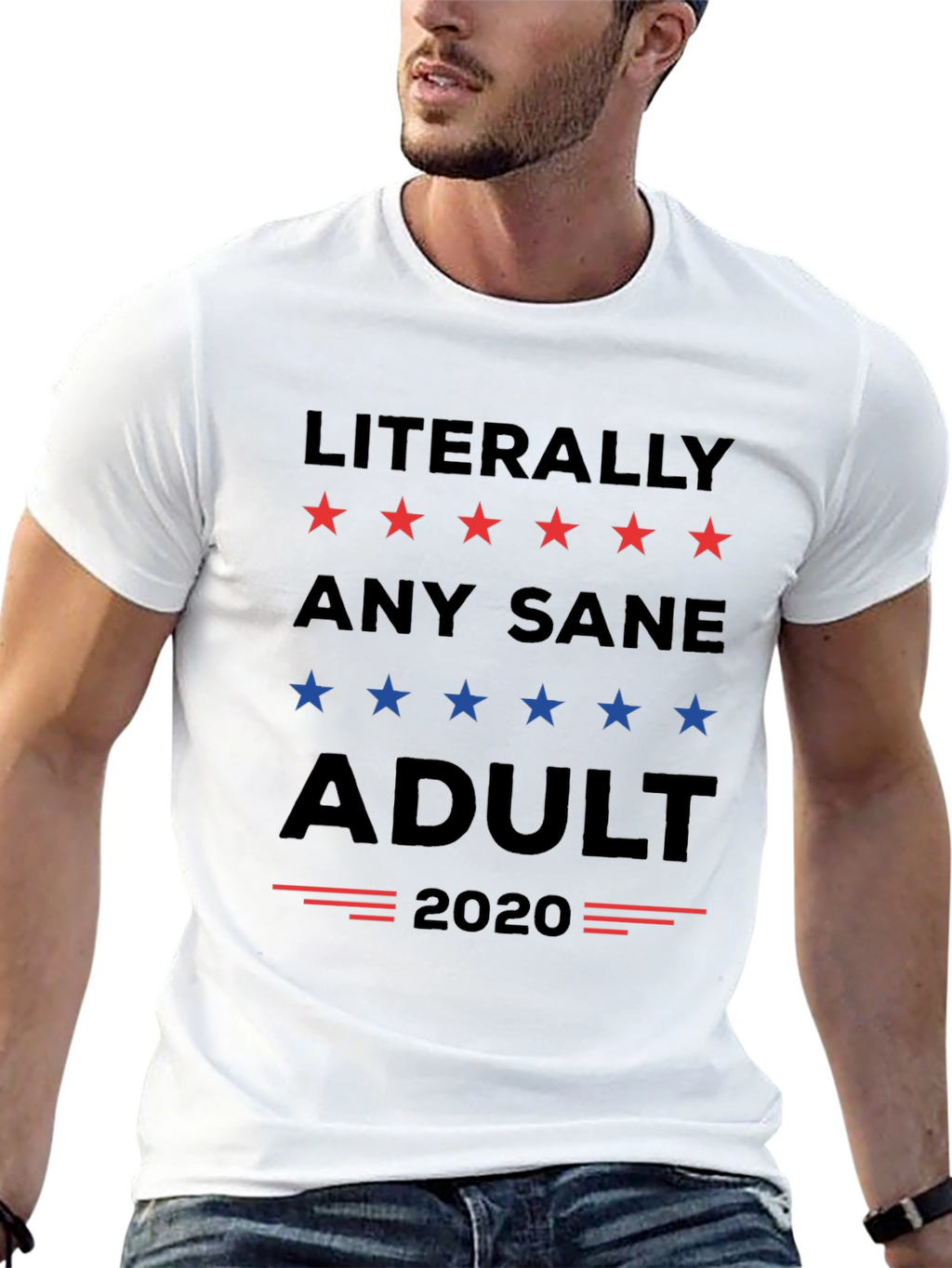 Literally Any Sane Adult 2020 Political T-Shirt