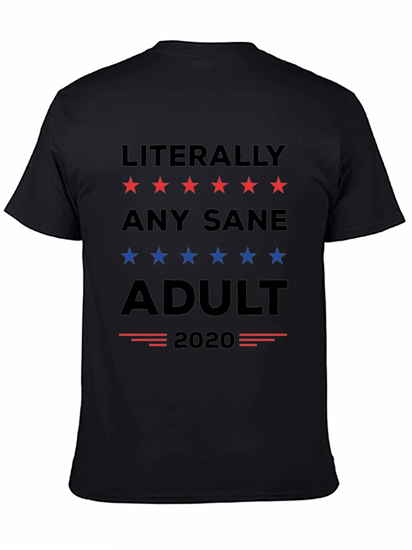 Literally Any Sane Adult 2020 Political T-Shirt
