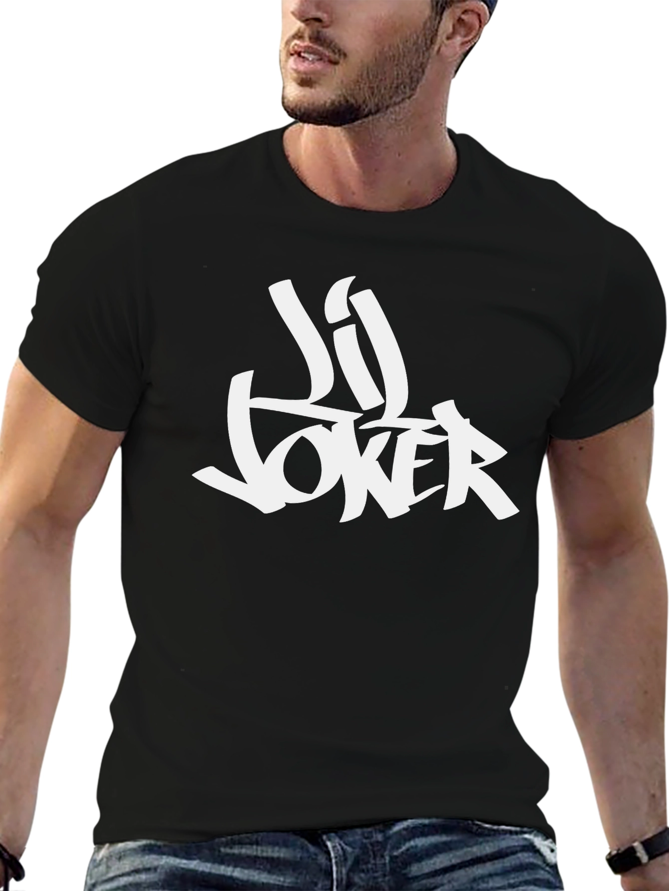Lil Joker Graphic Tee - Black Cotton Comfort