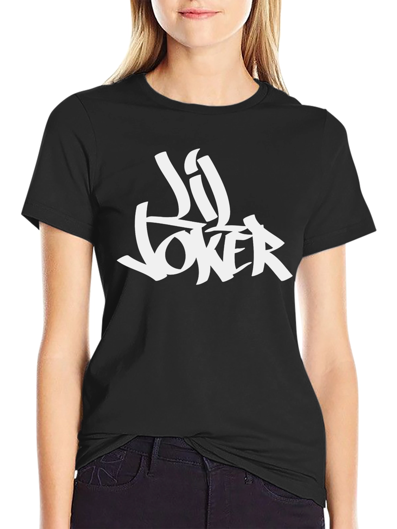 Lil Joker Graphic Tee - Black Cotton Comfort