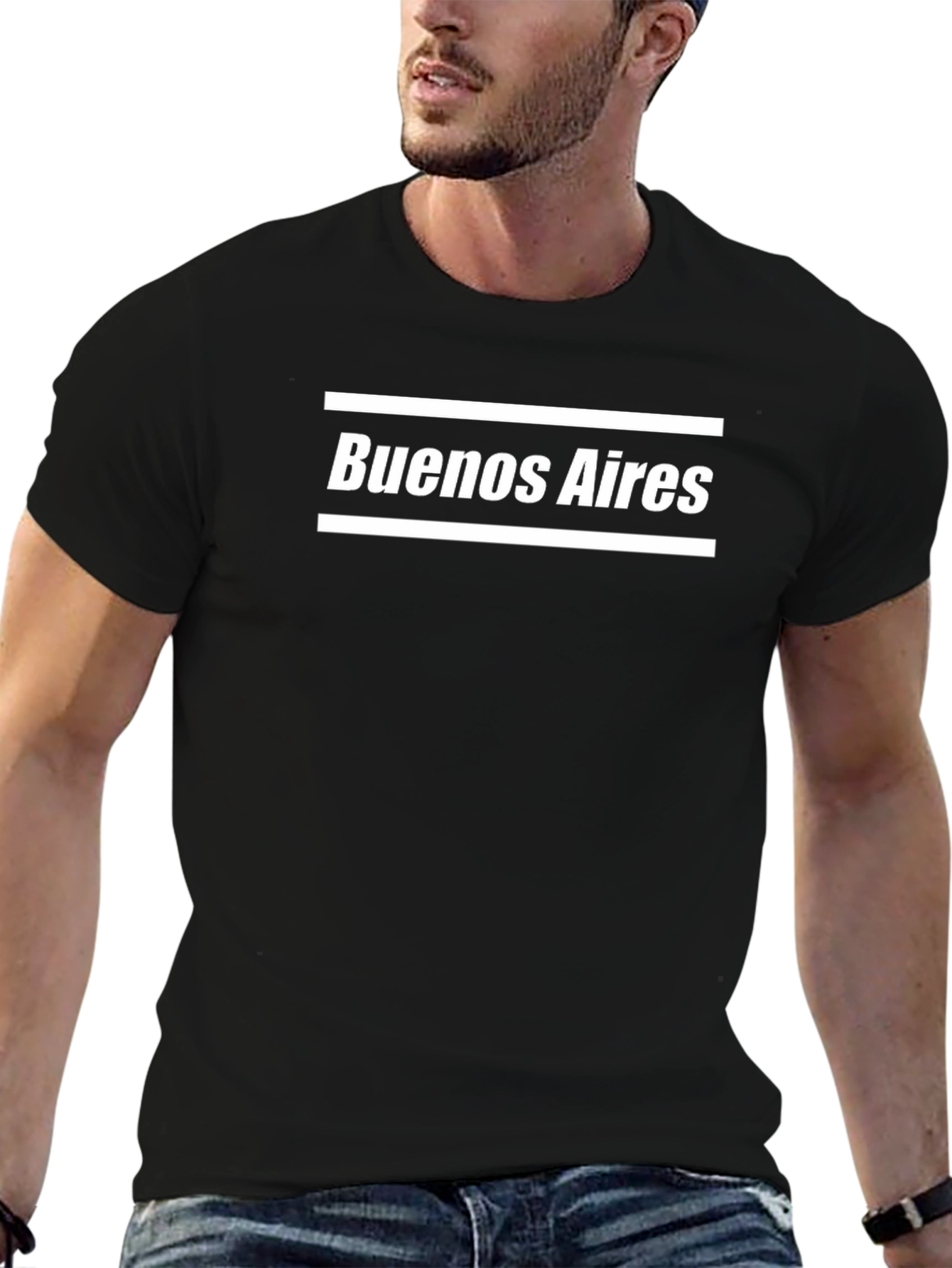 Buenos Aires Black Graphic Tee
