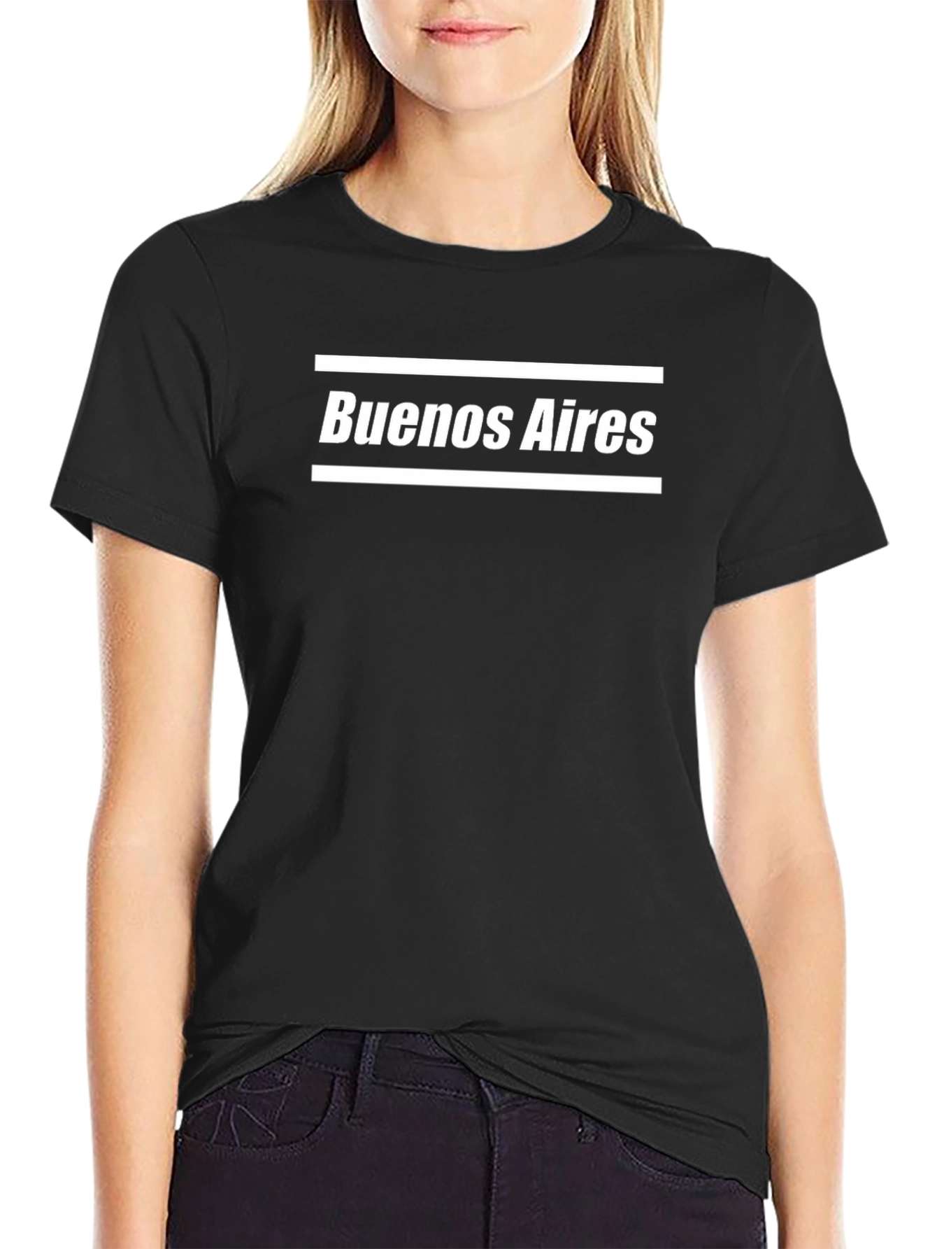 Buenos Aires Black Graphic Tee
