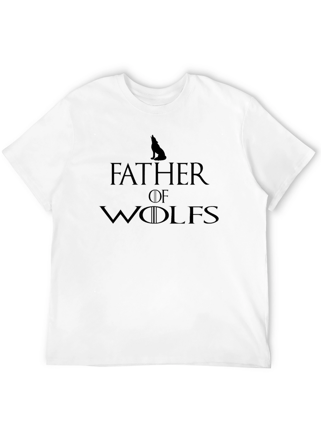 Father of Wolves Graphic Tee - Black