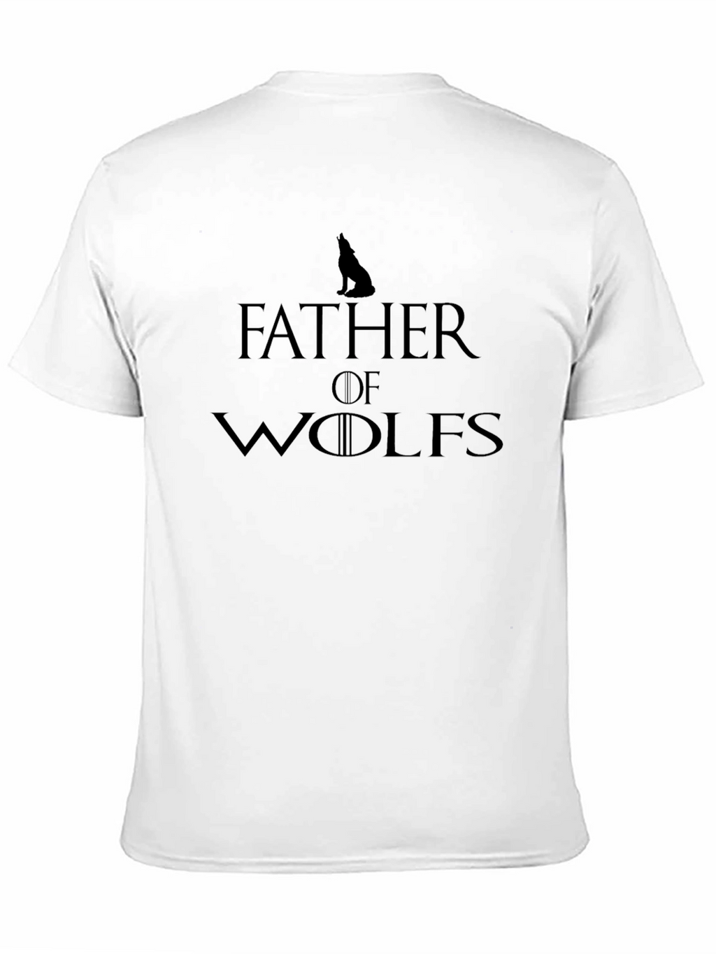 Father of Wolves Graphic Tee - Black