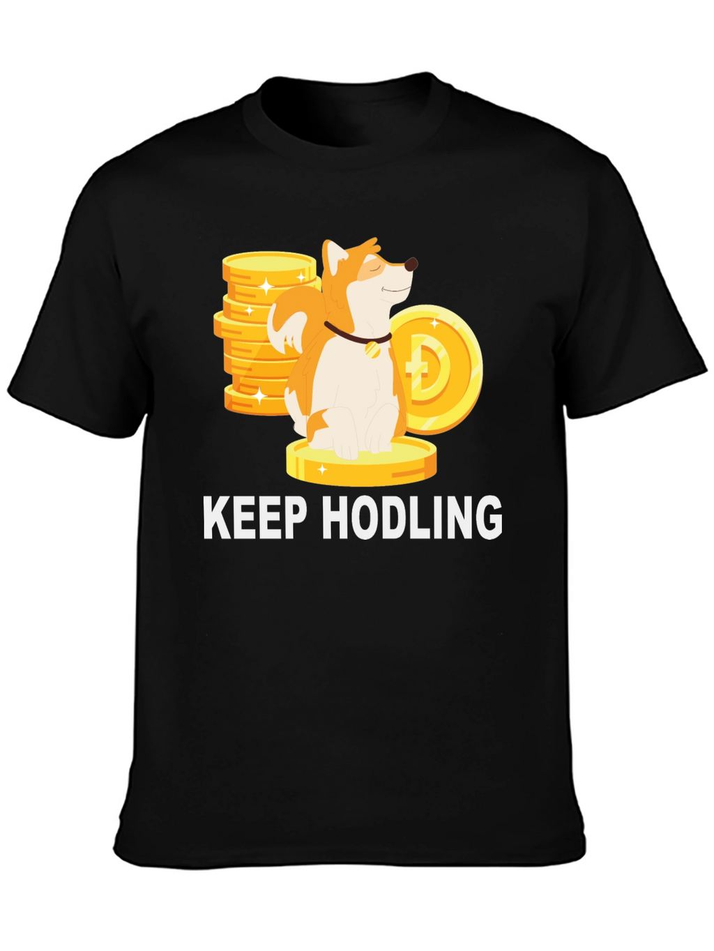Keep Hodling Doge T-Shirt - Crypto Meme Tee