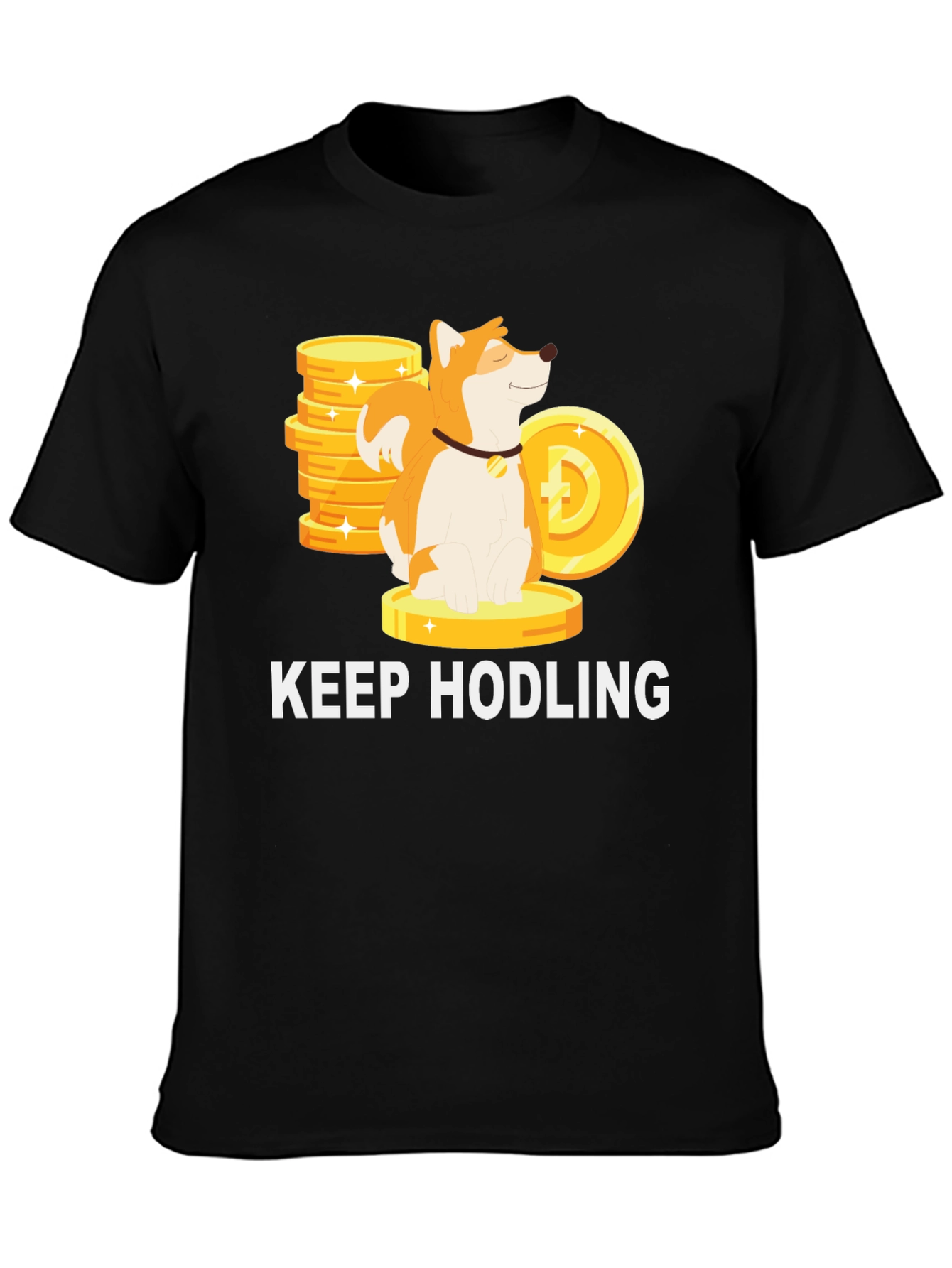 Keep Hodling Doge T-Shirt - Crypto Meme Tee