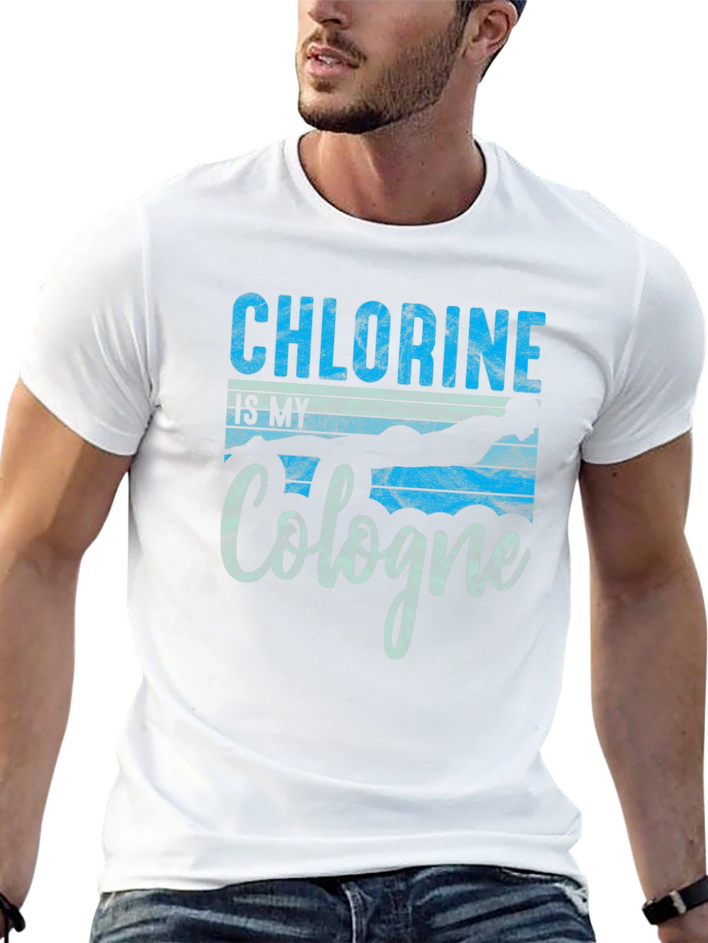Chlorine is My Cologne Black T-Shirt