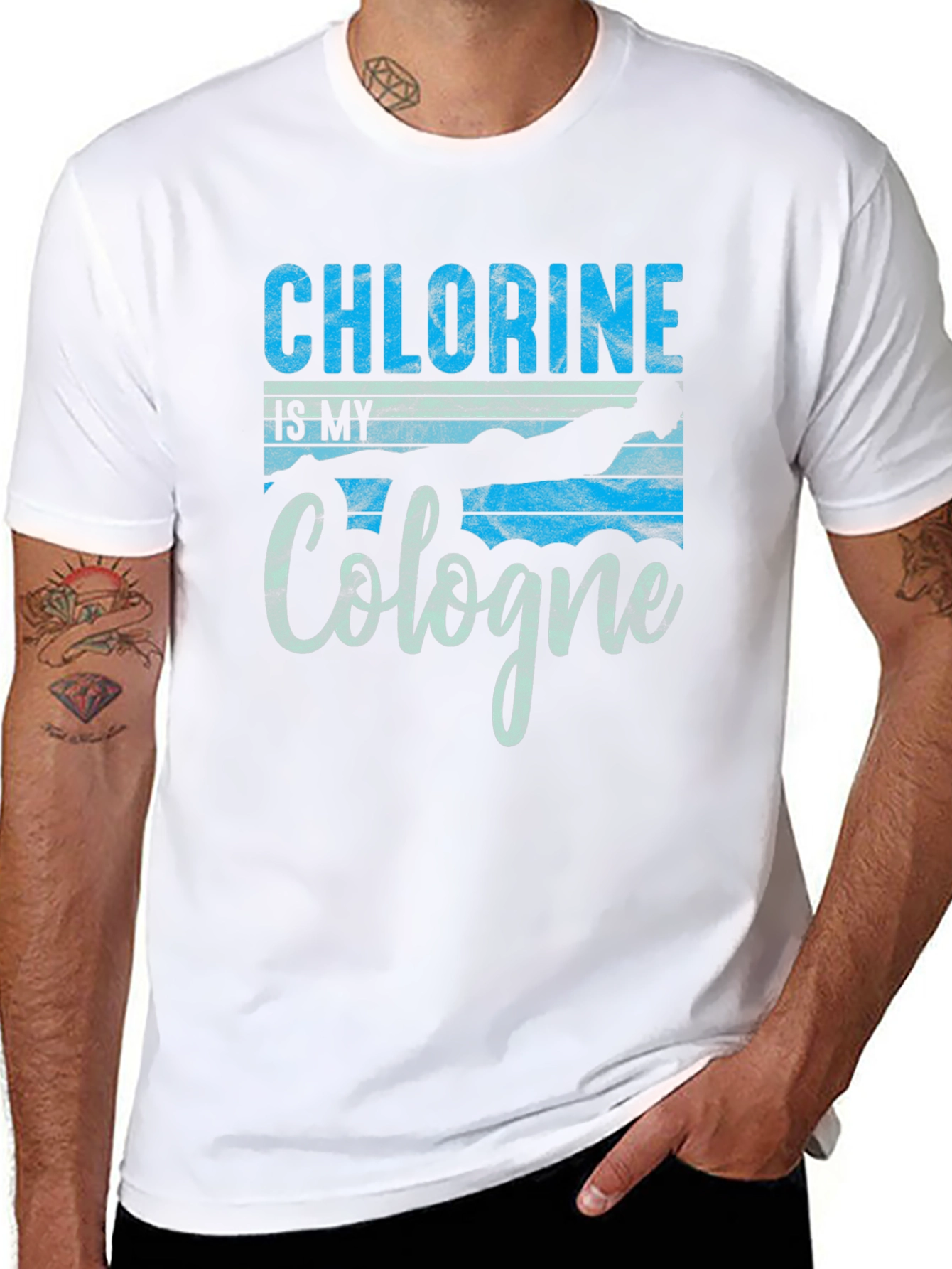 Chlorine is My Cologne Black T-Shirt