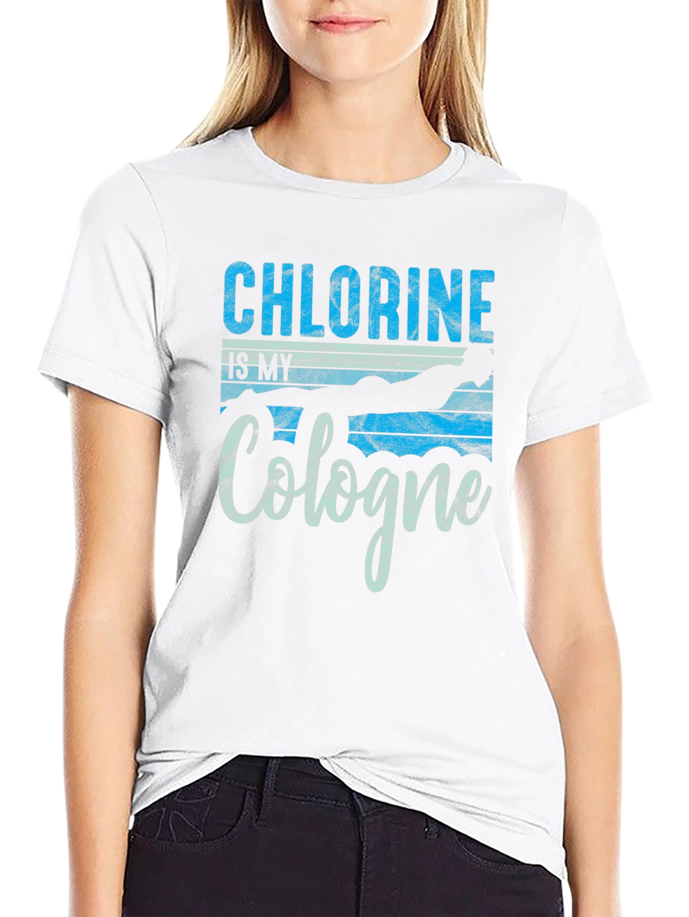 Chlorine is My Cologne Black T-Shirt