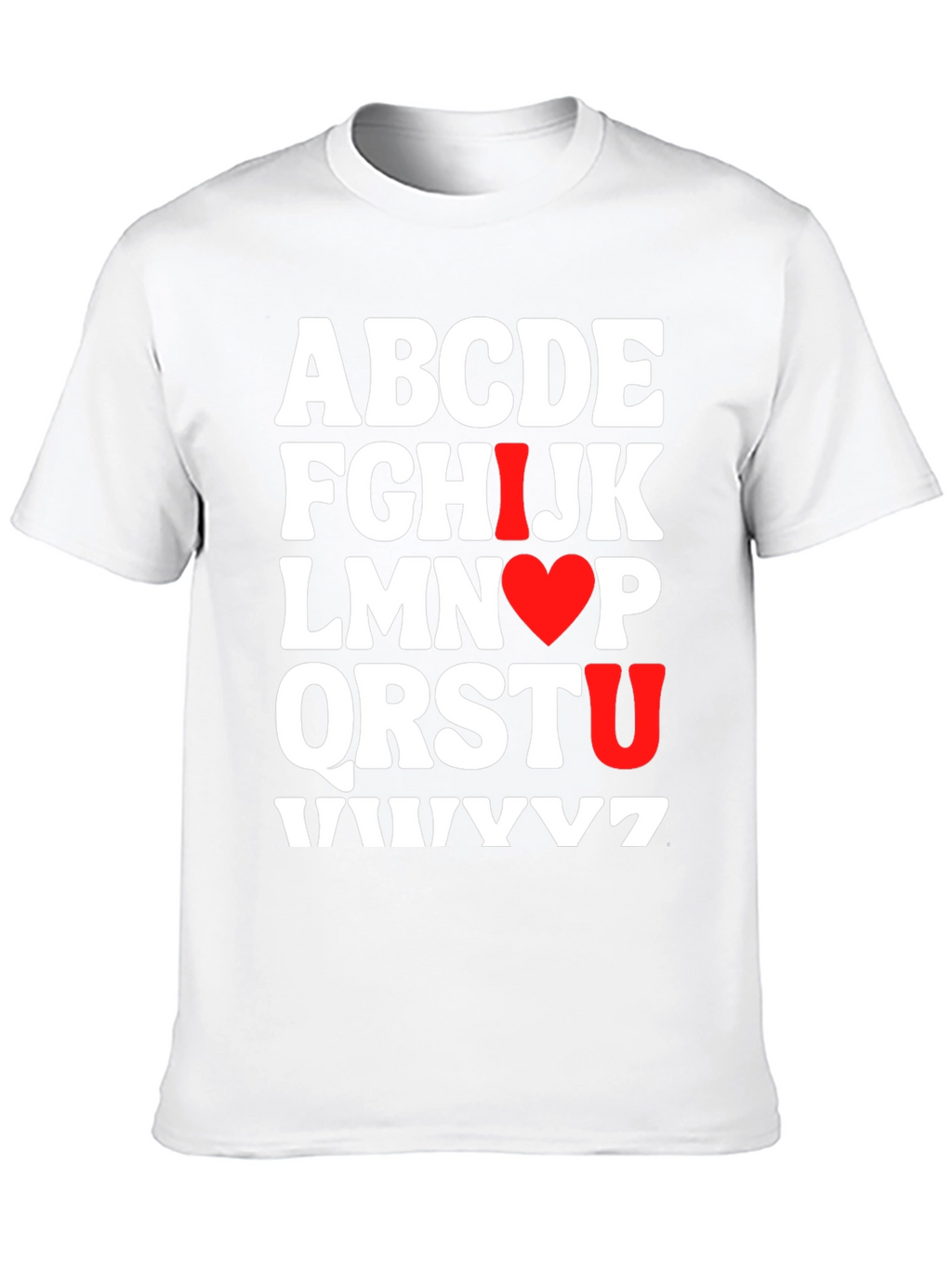 Alphabet Heart T-Shirt