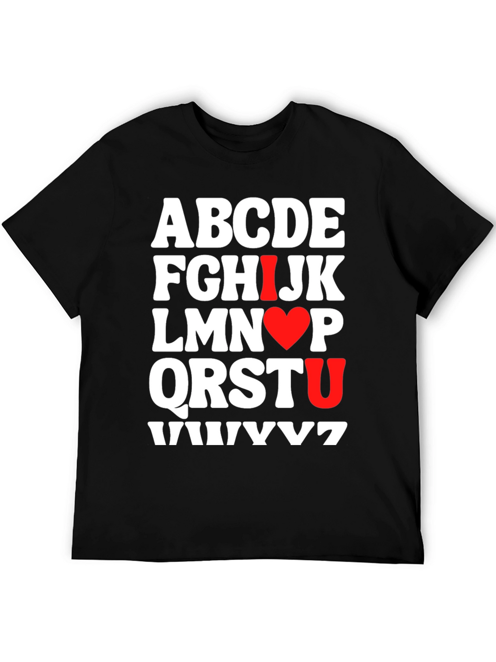 Alphabet Heart T-Shirt