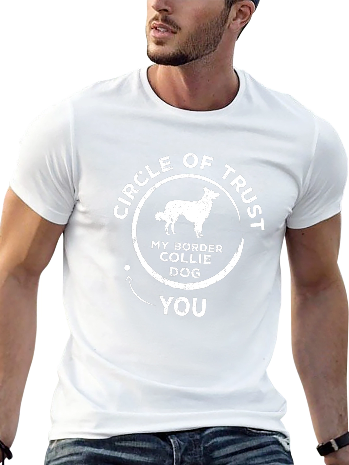 Circle of Trust Border Collie Dog T-Shirt