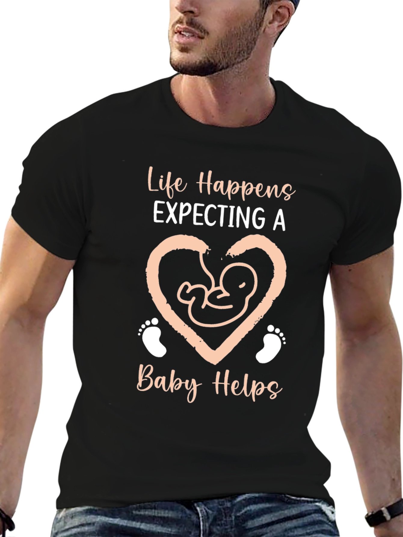 Expecting Baby Graphic Tee Shirt
