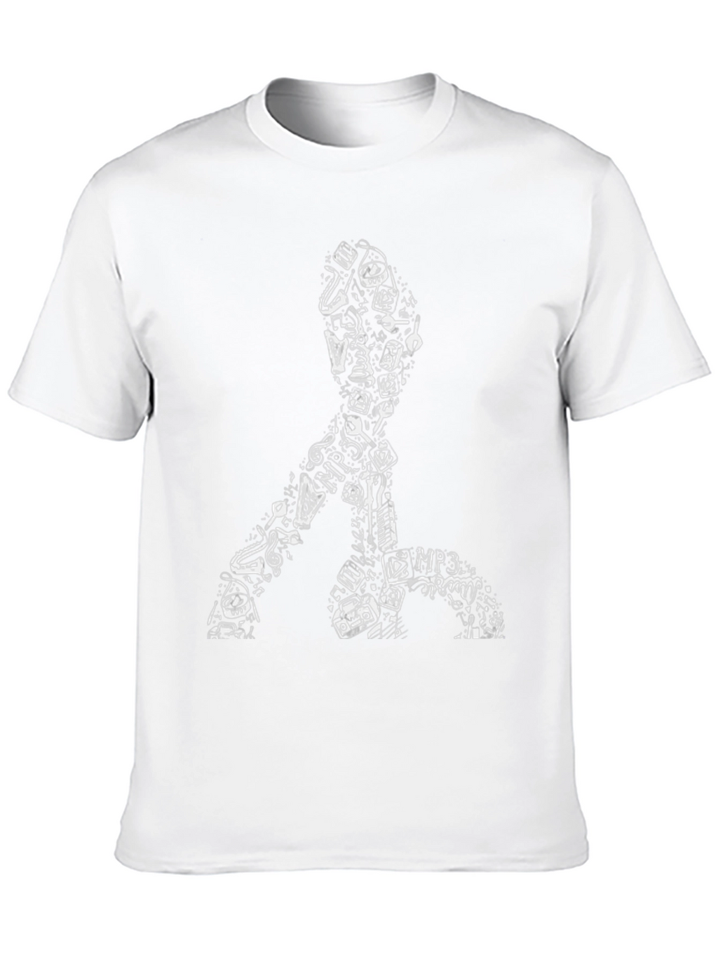 Unique Music Lover Black T-Shirt