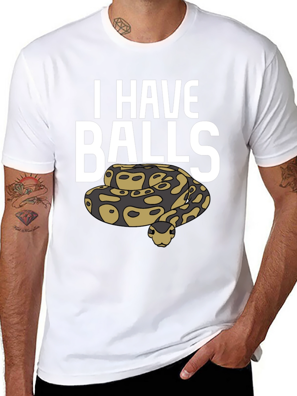 I Have Balls Python Graphic T-Shirt