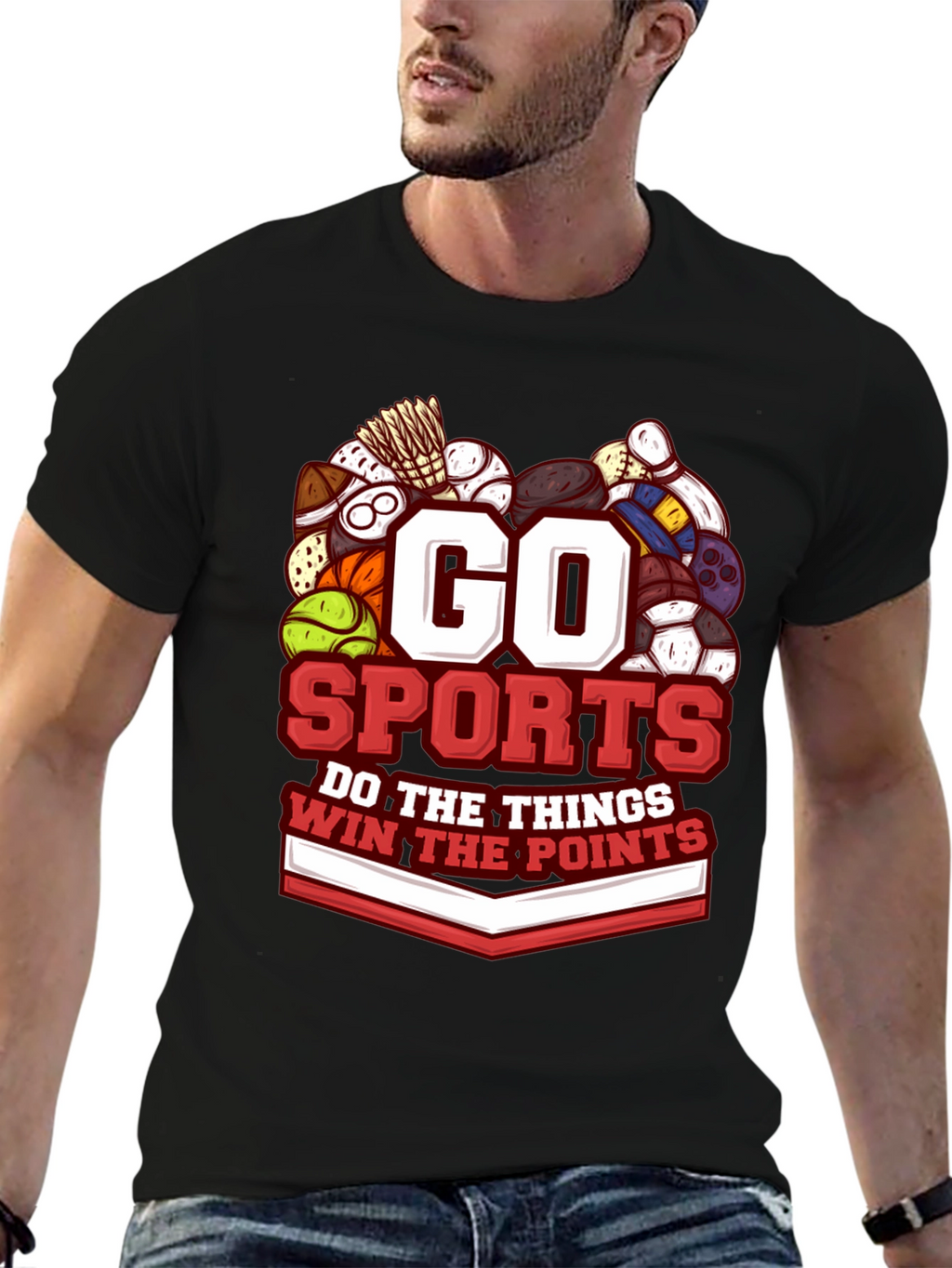 Go Sports Graphic T-Shirt
