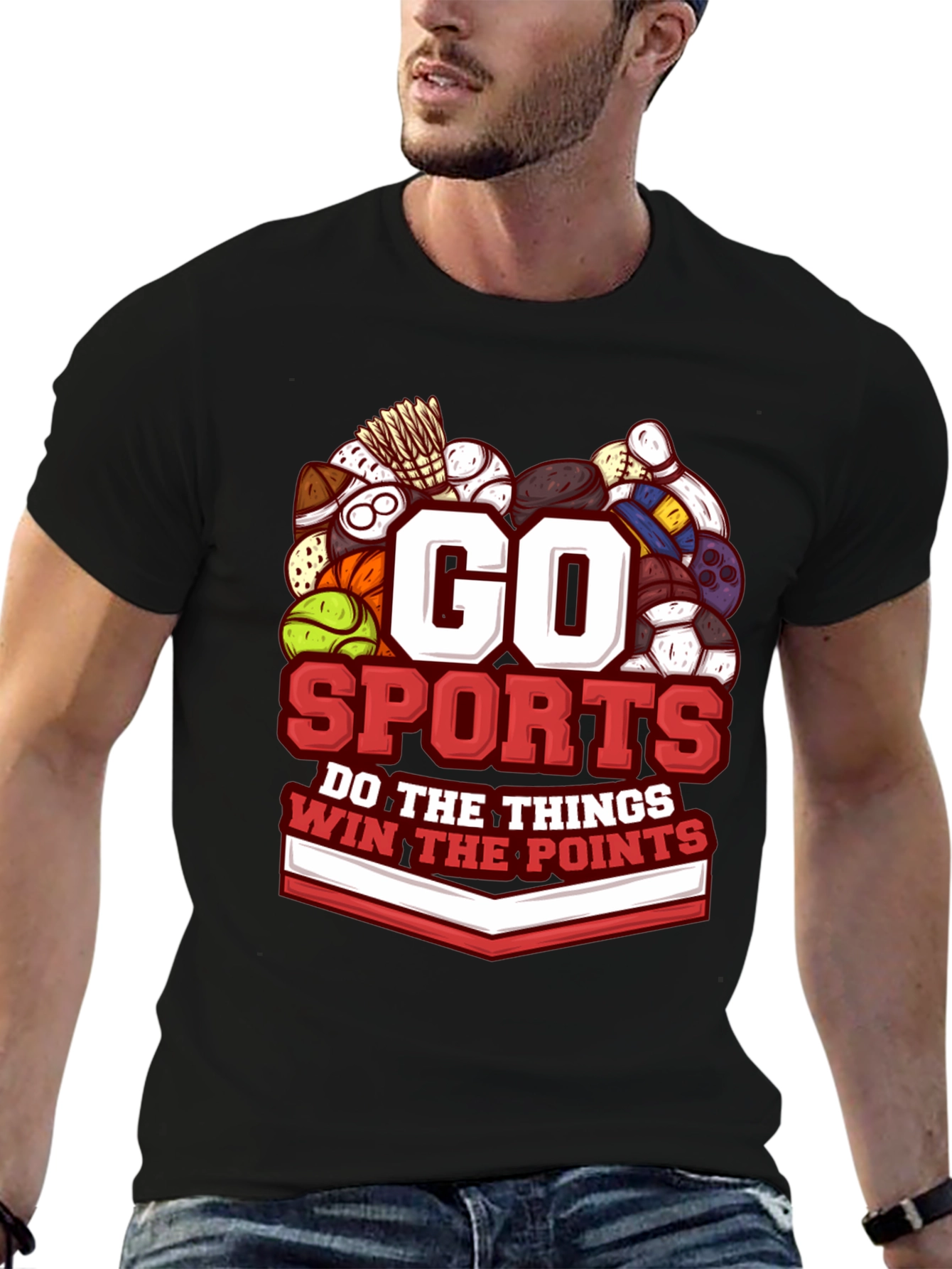 Go Sports Graphic T-Shirt