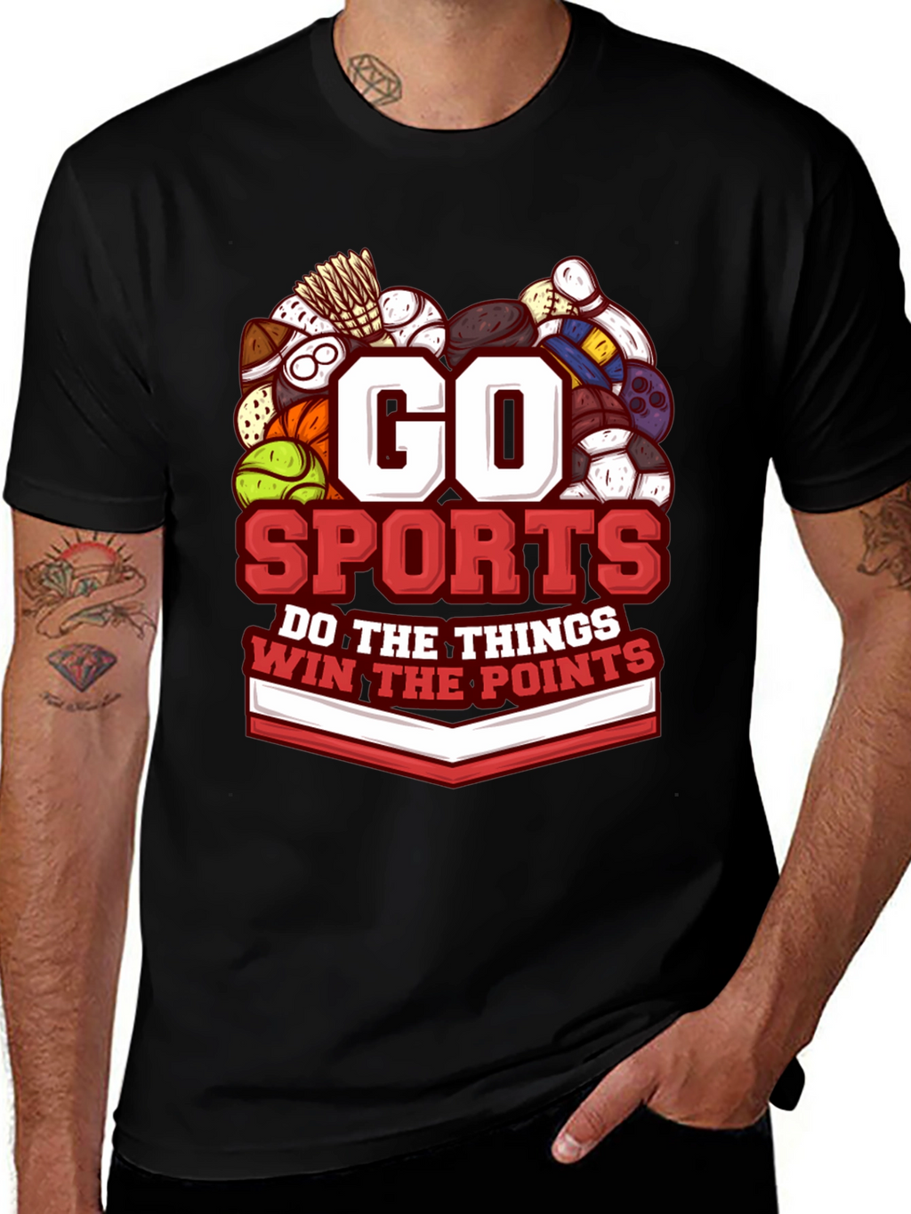 Go Sports Graphic T-Shirt