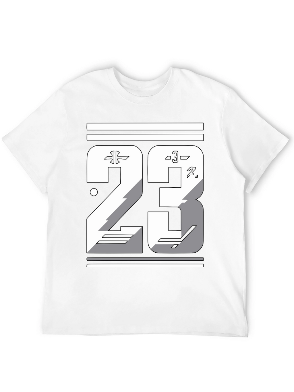 Mens Graphic T-Shirt - Number 23 Design