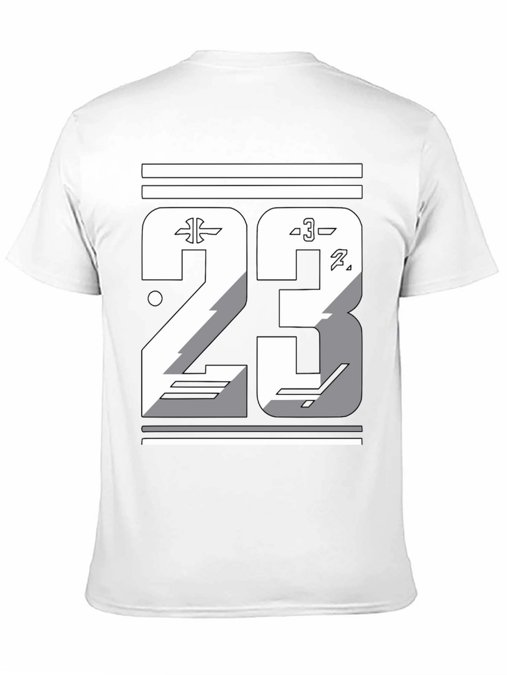Mens Graphic T-Shirt - Number 23 Design