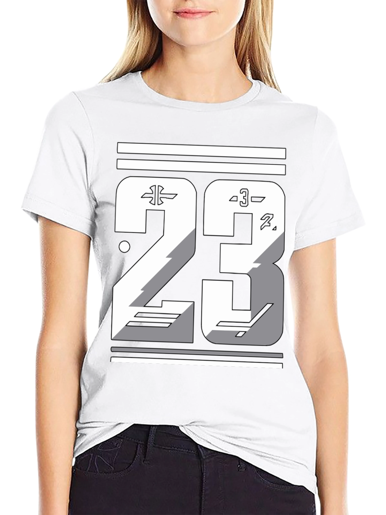 Mens Graphic T-Shirt - Number 23 Design
