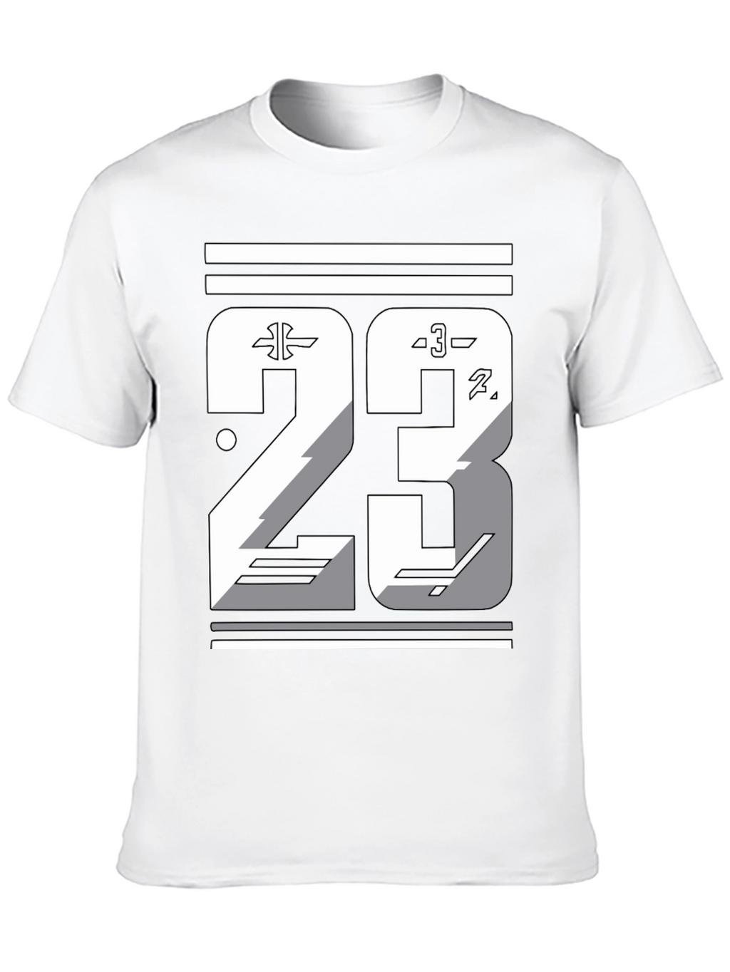 Mens Graphic T-Shirt - Number 23 Design
