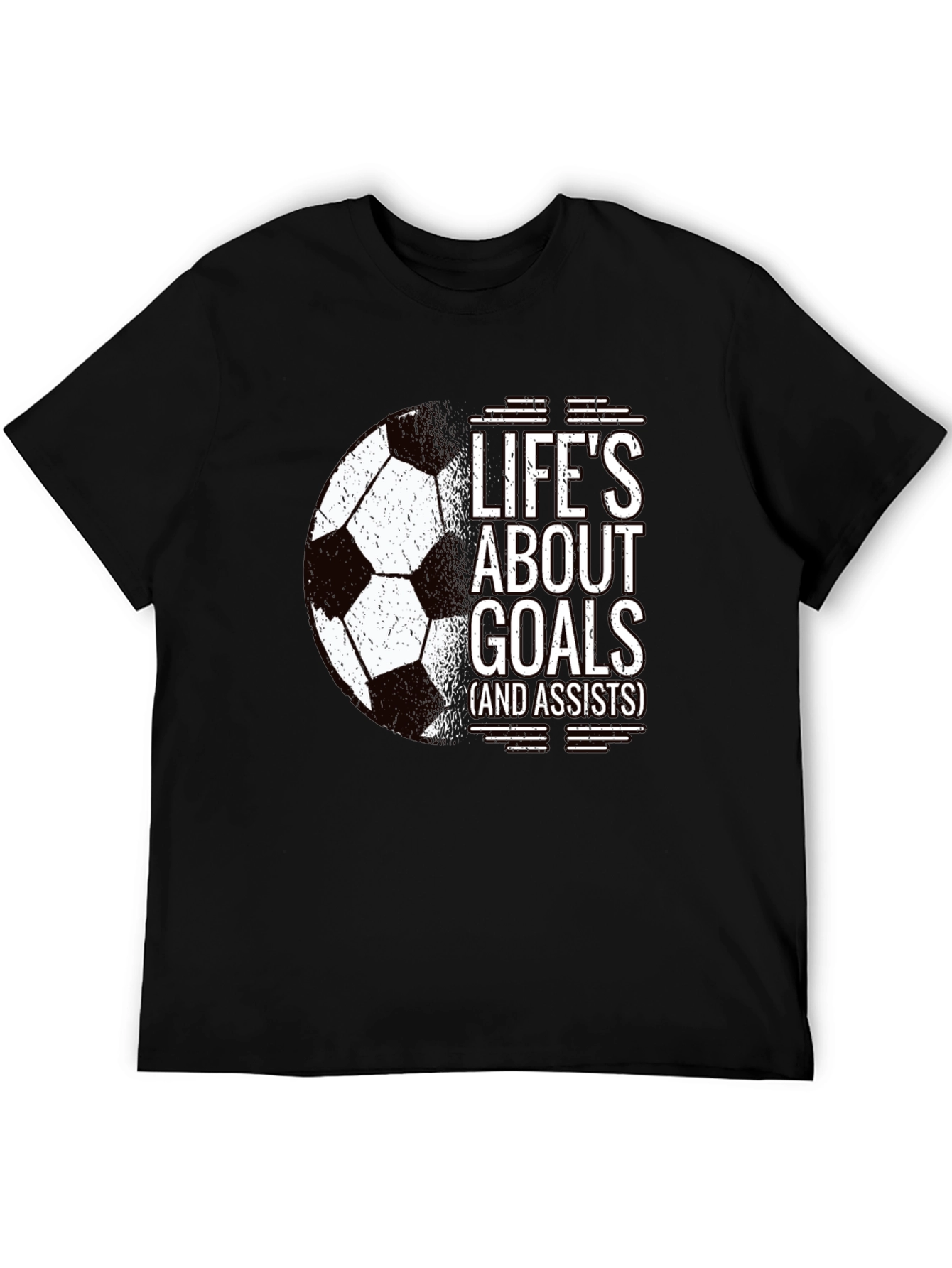 Lifes About Goals Soccer T-Shirt