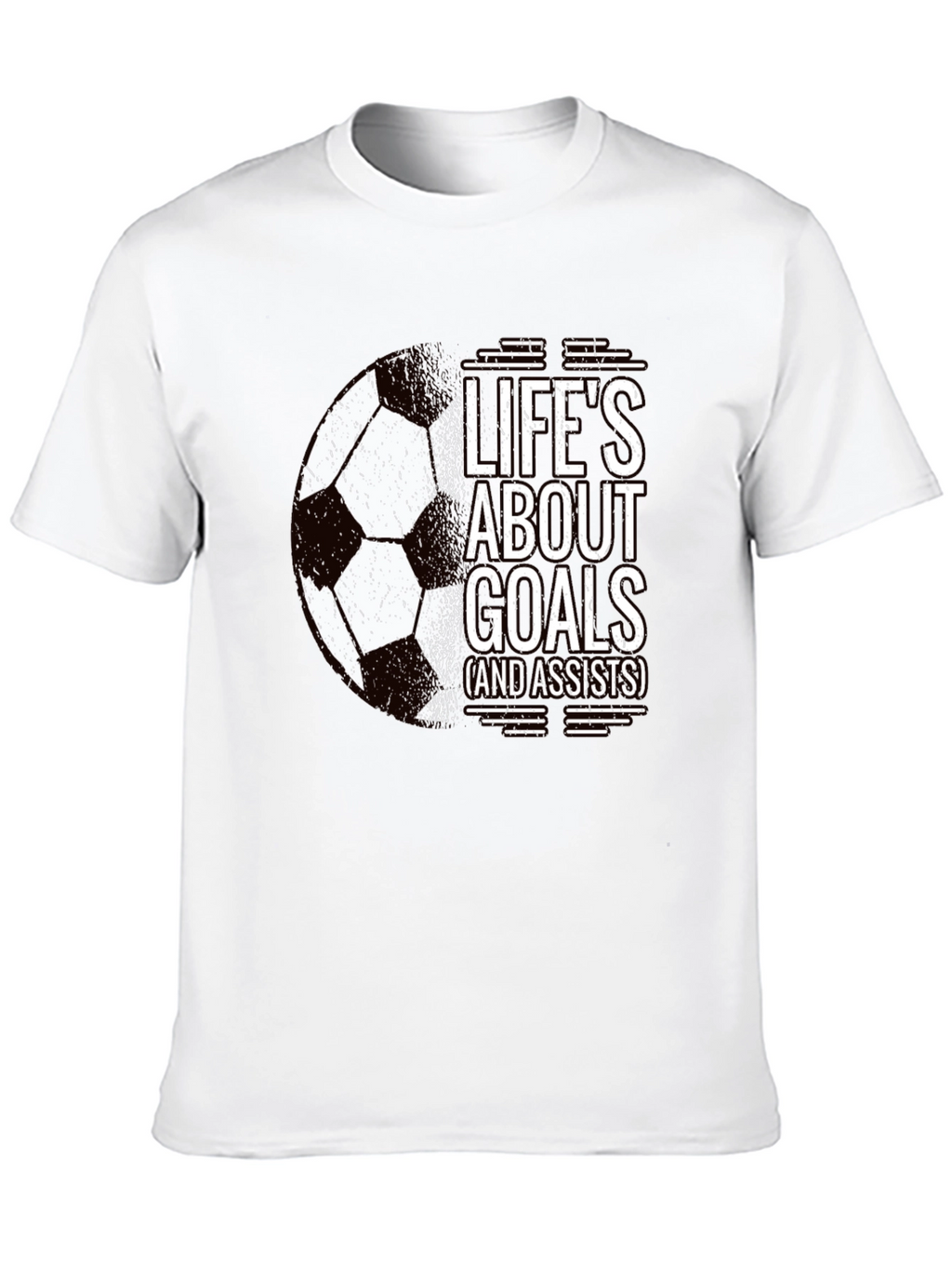Lifes About Goals Soccer T-Shirt