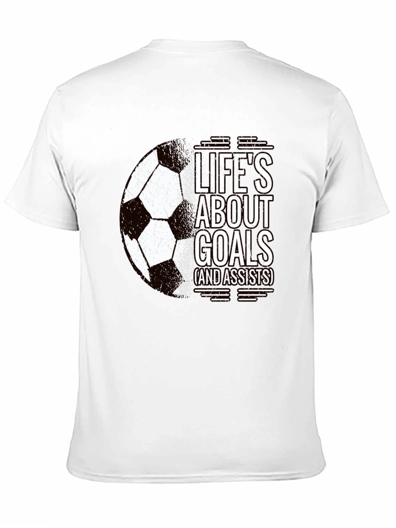 Lifes About Goals Soccer T-Shirt