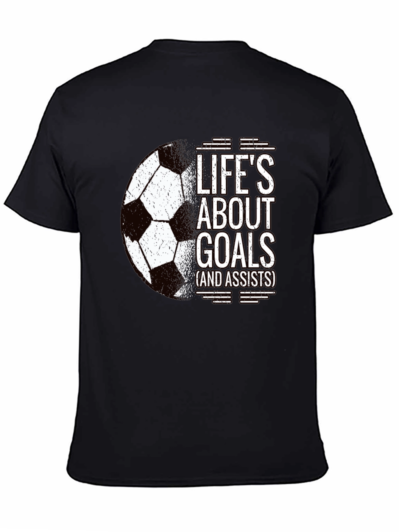 Lifes About Goals Soccer T-Shirt