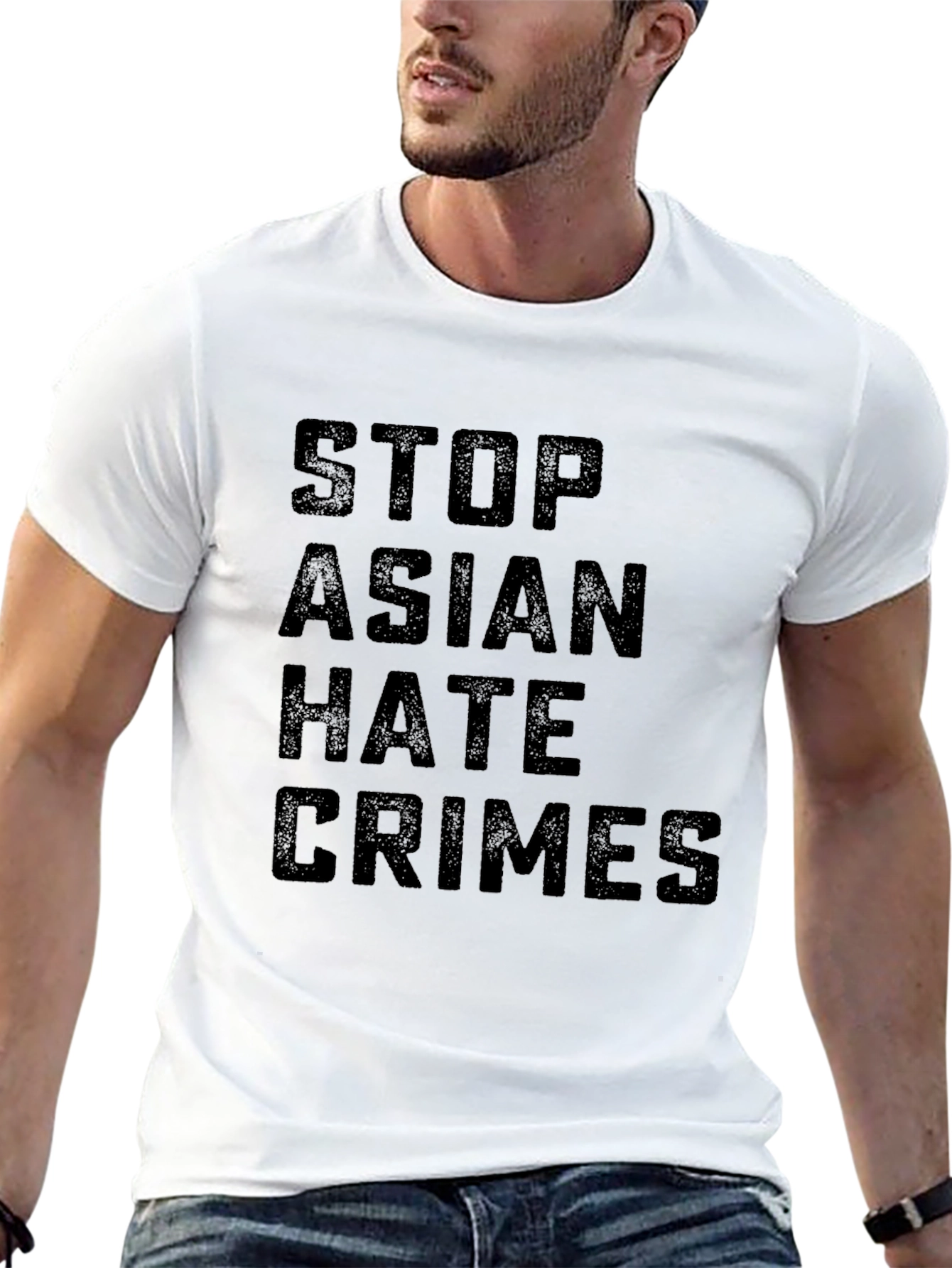 Stop Asian Hate Crimes Black Tee - Activism