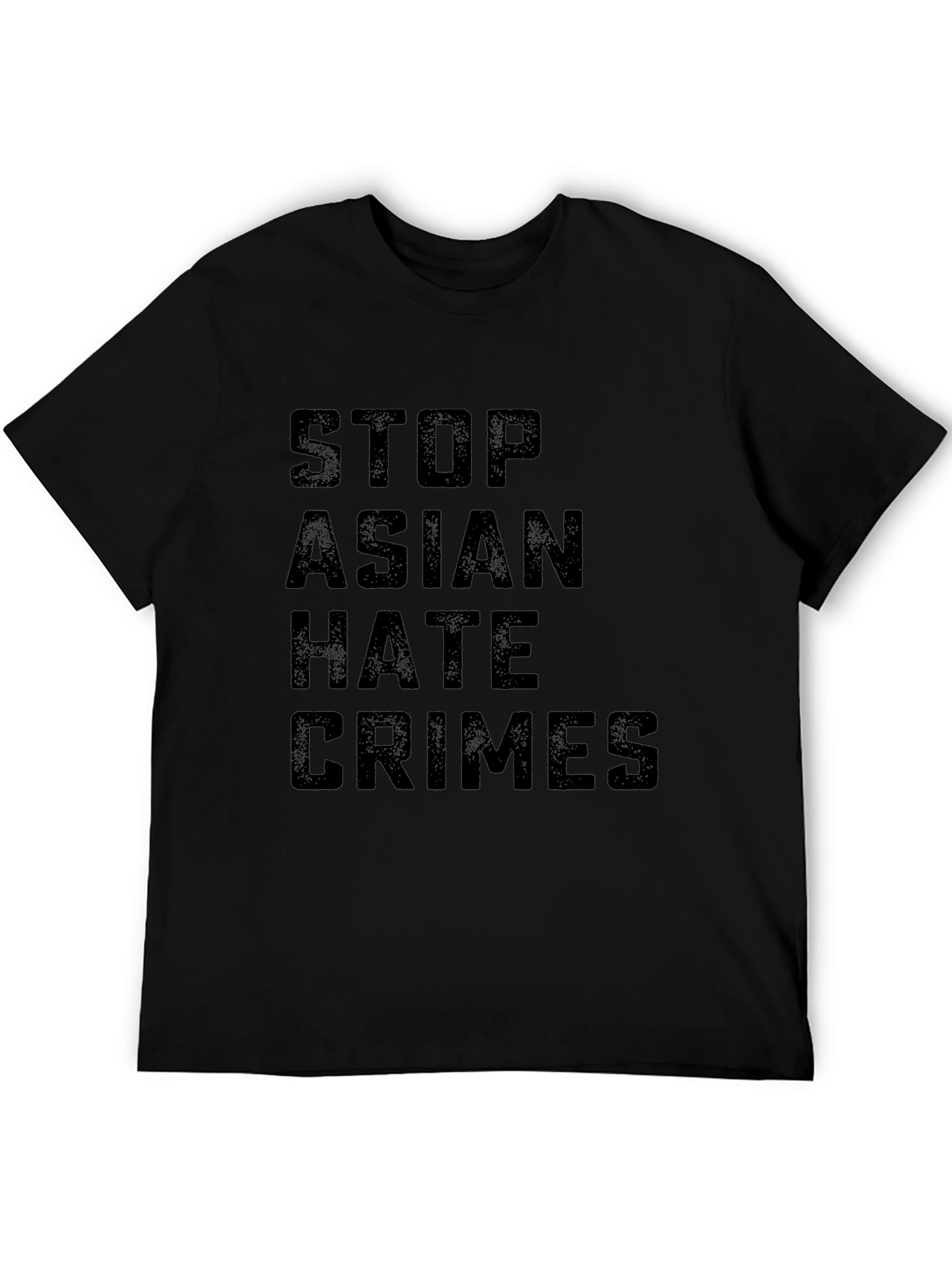 Stop Asian Hate Crimes Black Tee - Activism