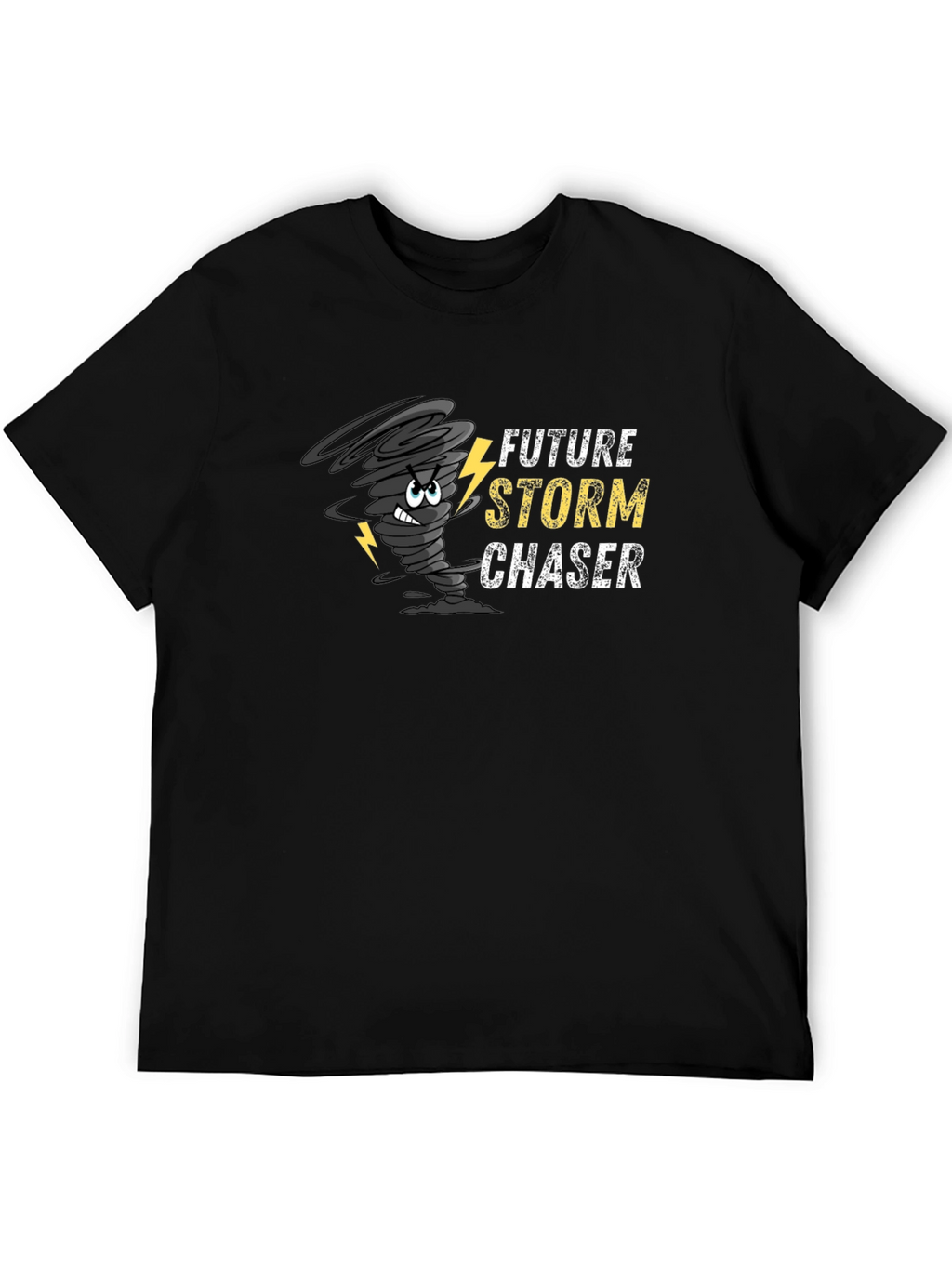 Future Storm Chaser Graphic Tee - Black Cotton