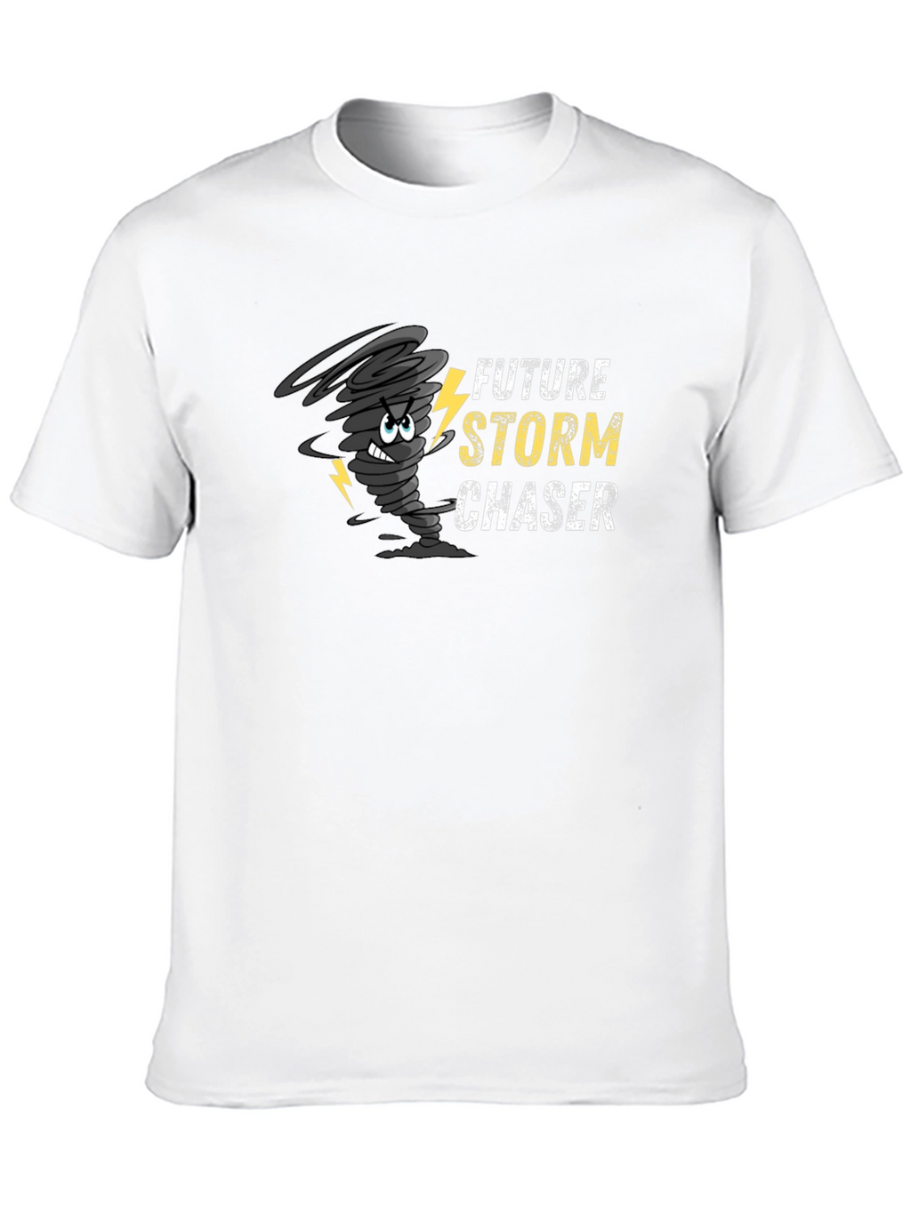 Future Storm Chaser Graphic Tee - Black Cotton