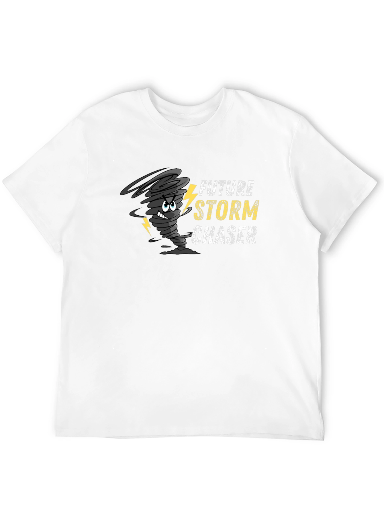 Future Storm Chaser Graphic Tee - Black Cotton