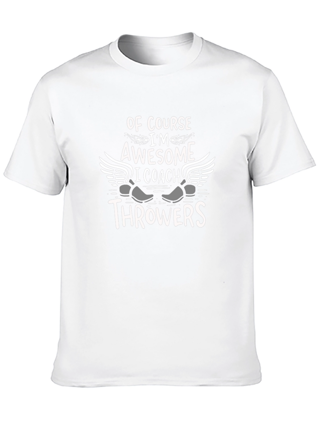 Awesome Throwers Coach T-Shirt - Great Gift!