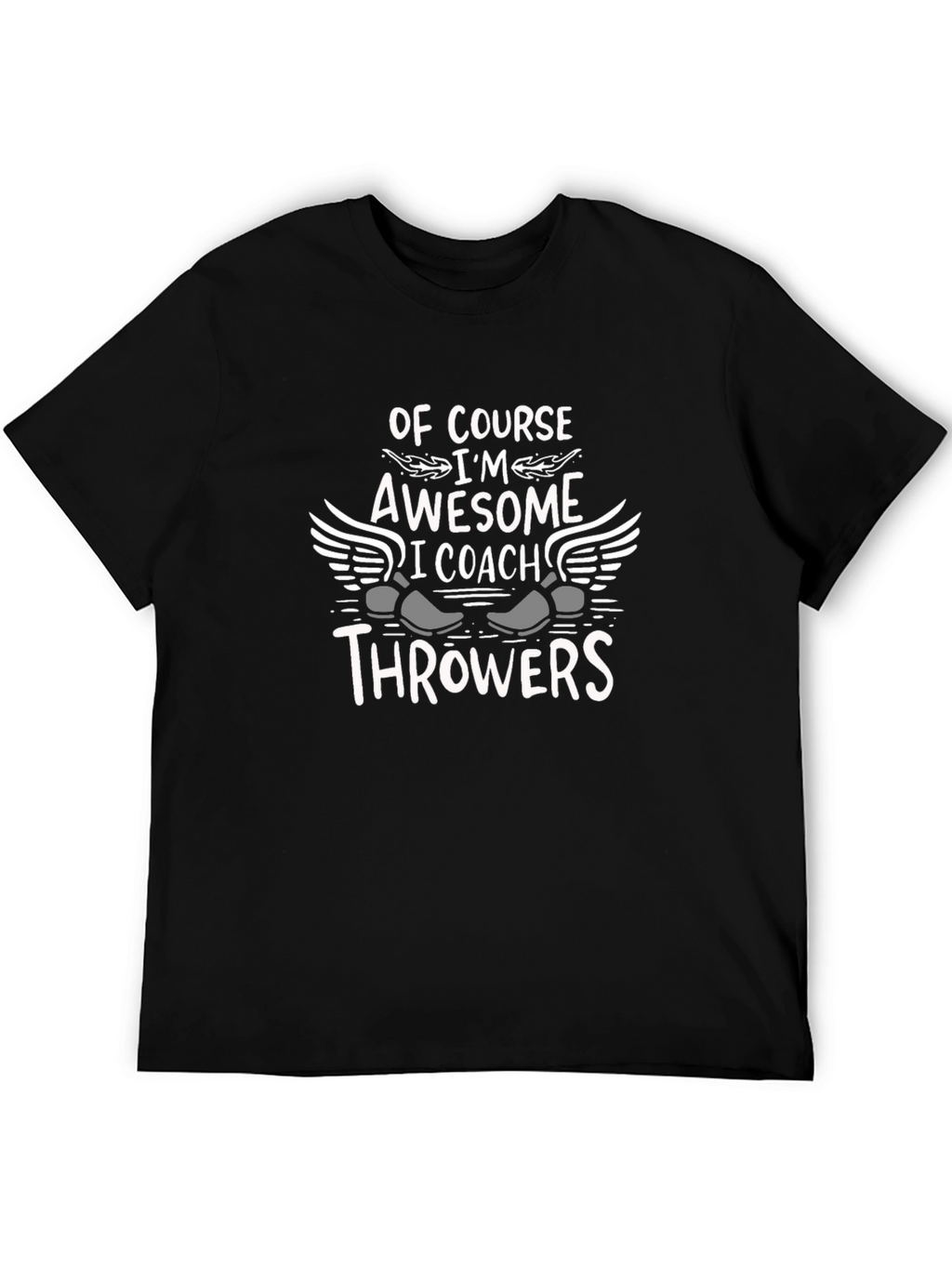 Awesome Throwers Coach T-Shirt - Great Gift!