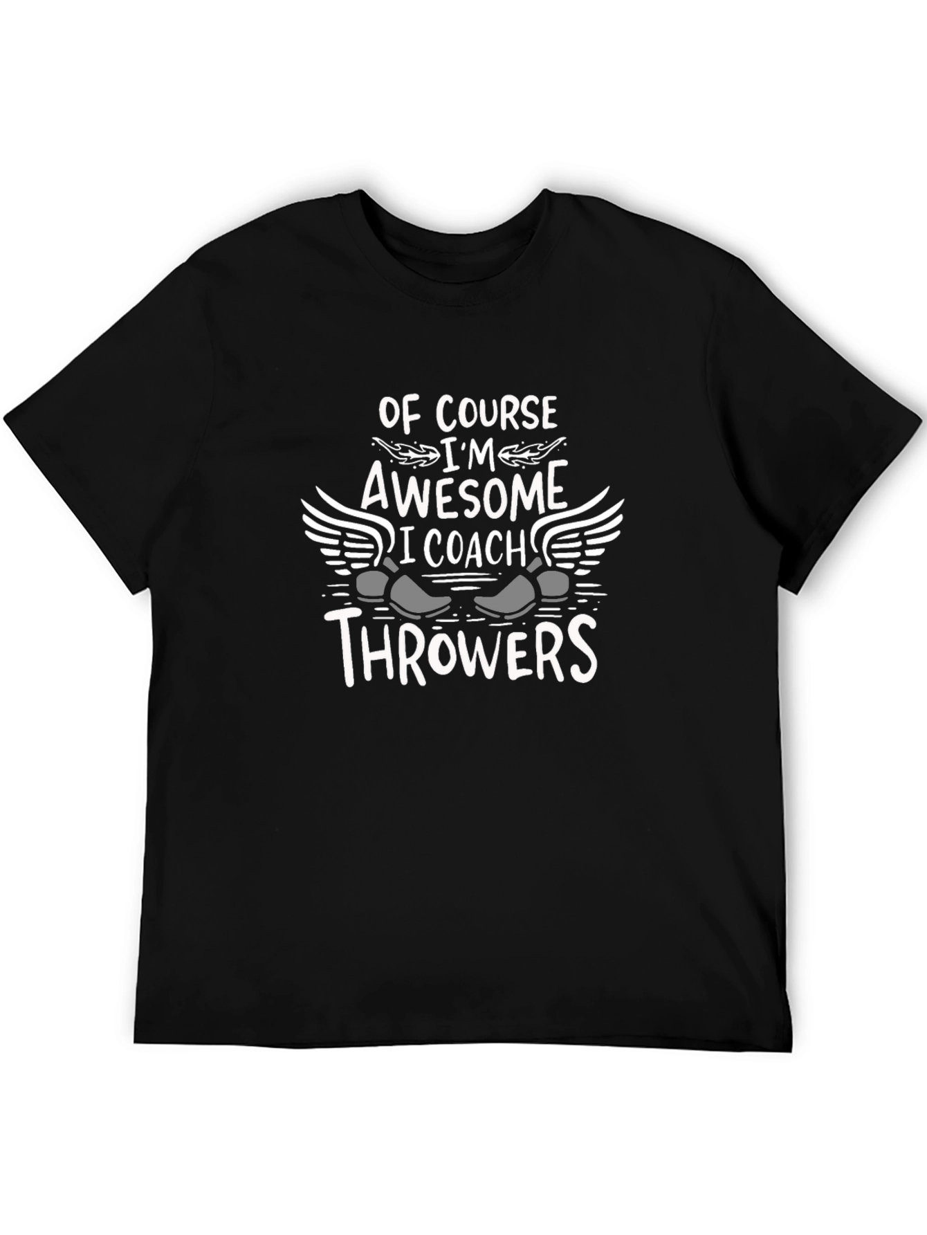 Awesome Throwers Coach T-Shirt - Great Gift!