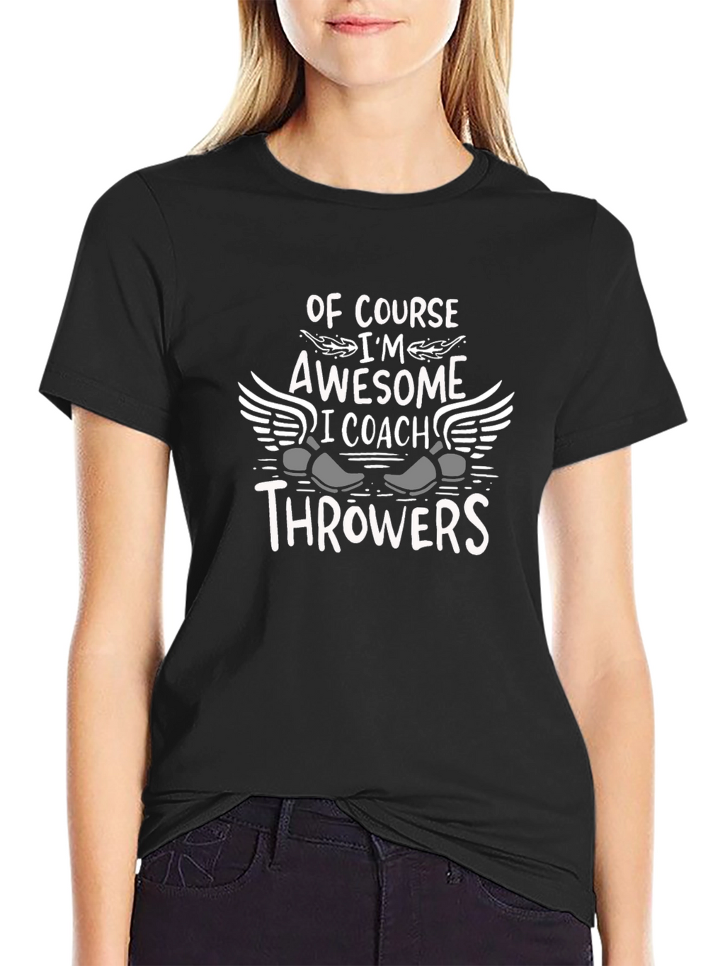 Awesome Throwers Coach T-Shirt - Great Gift!