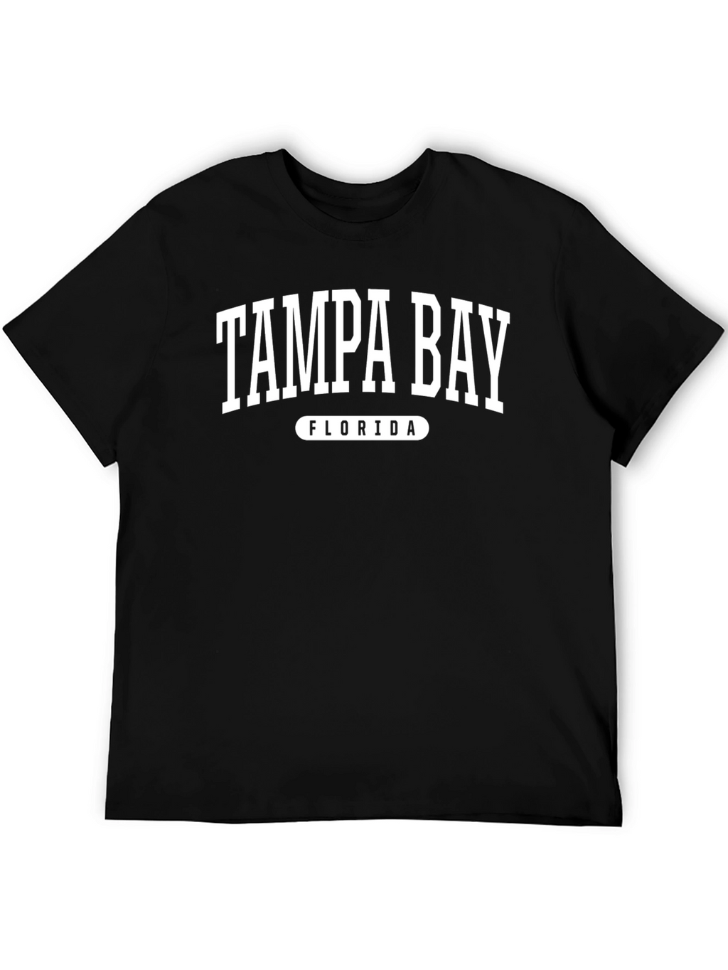 Tampa Bay Florida Black Graphic T-Shirt